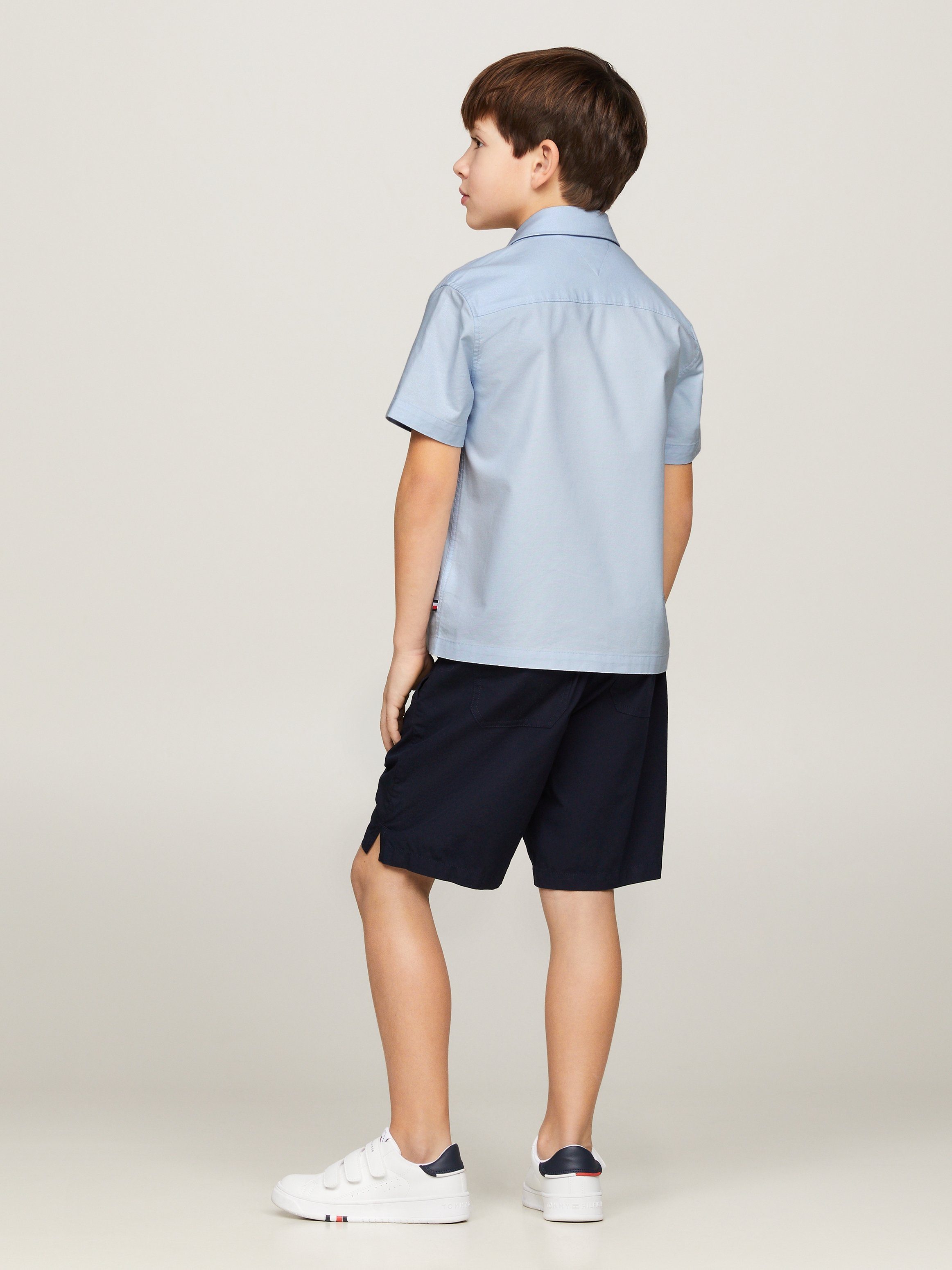 Tommy Hilfiger Overhemd met korte mouwen SOLID OXFORD SHIRT S/S