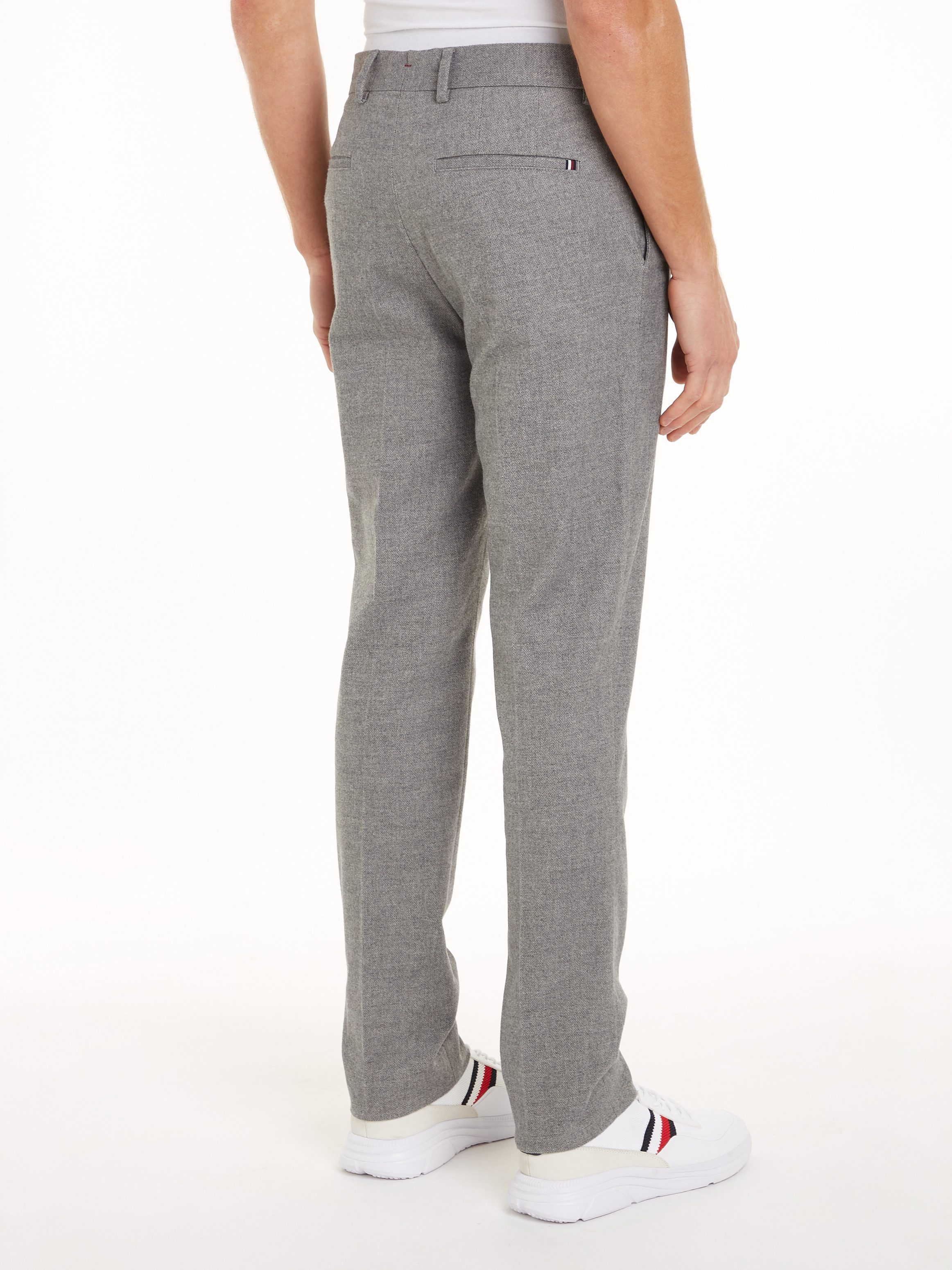 Tommy Hilfiger Five-pocketsbroek DC DENTON BRUSHED MARL gemêleerd ontwerp, met persplooien