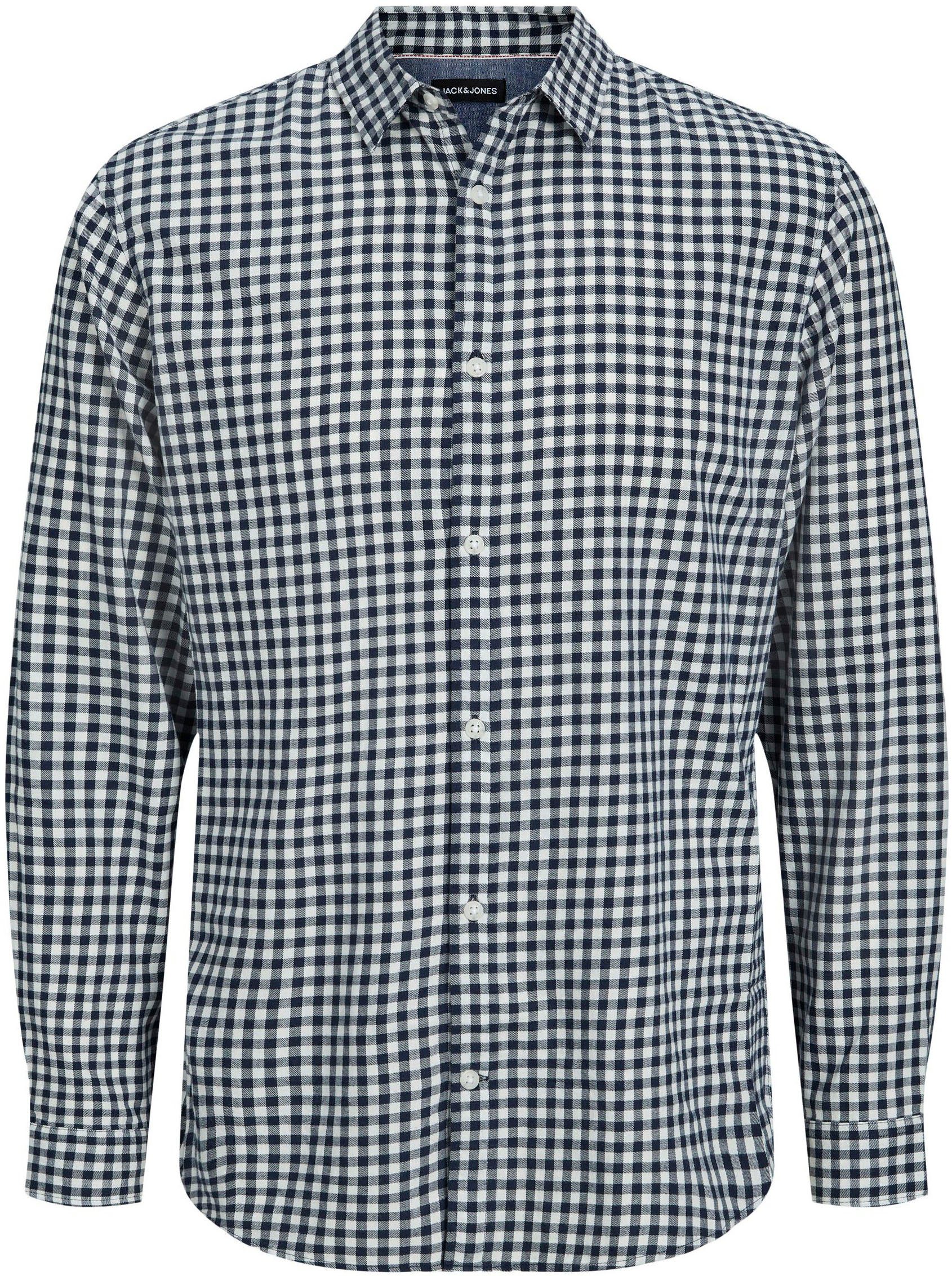 Jack & Jones Overhemd met lange mouwen JJEGINGHAM TWILL SHIRT L/S NOOS