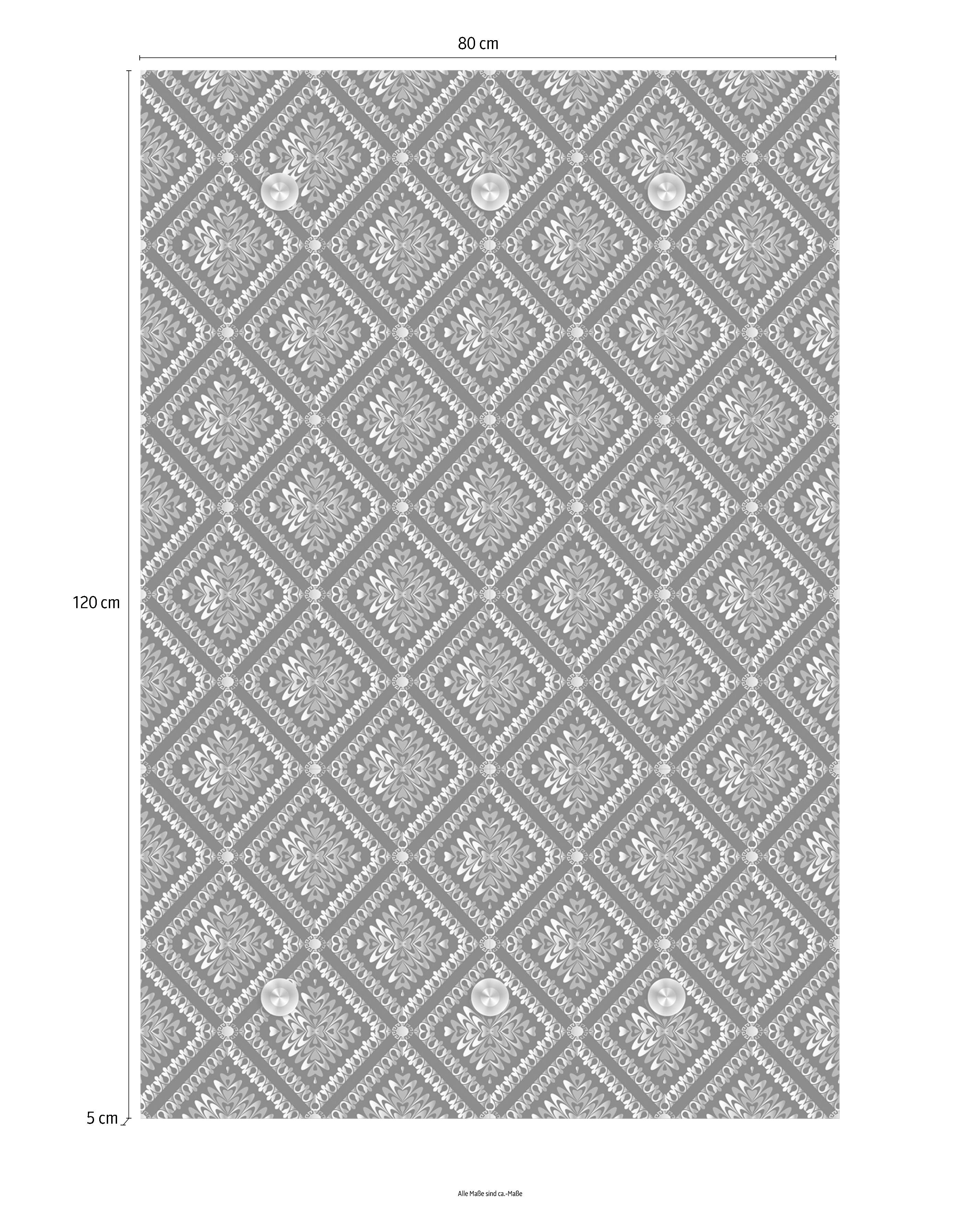 queence Kapstok Motief met 6 haken, 80 x 120 cm