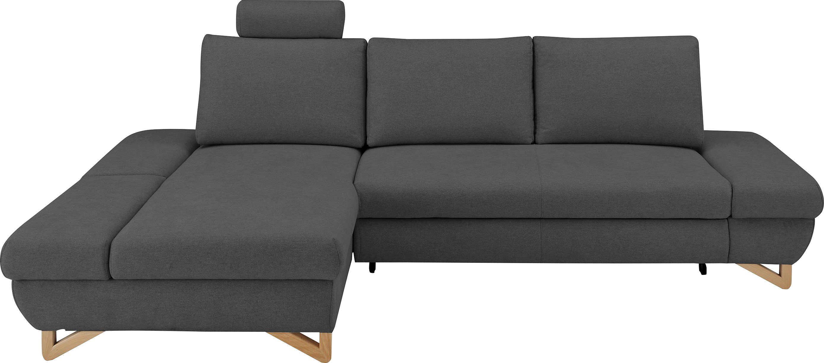 INOSIGN Slaapbank City/Giron comfortabele slaapbank (ligoppervlak 245 x 138 cm) en bedlade