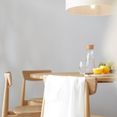 otto products hanglamp emmo hanglamp met hoogwaardige textielen kap ø 50 cm, plafondrozet van grenenhout, duurzaam met fsc-certificaat, made in europe beige