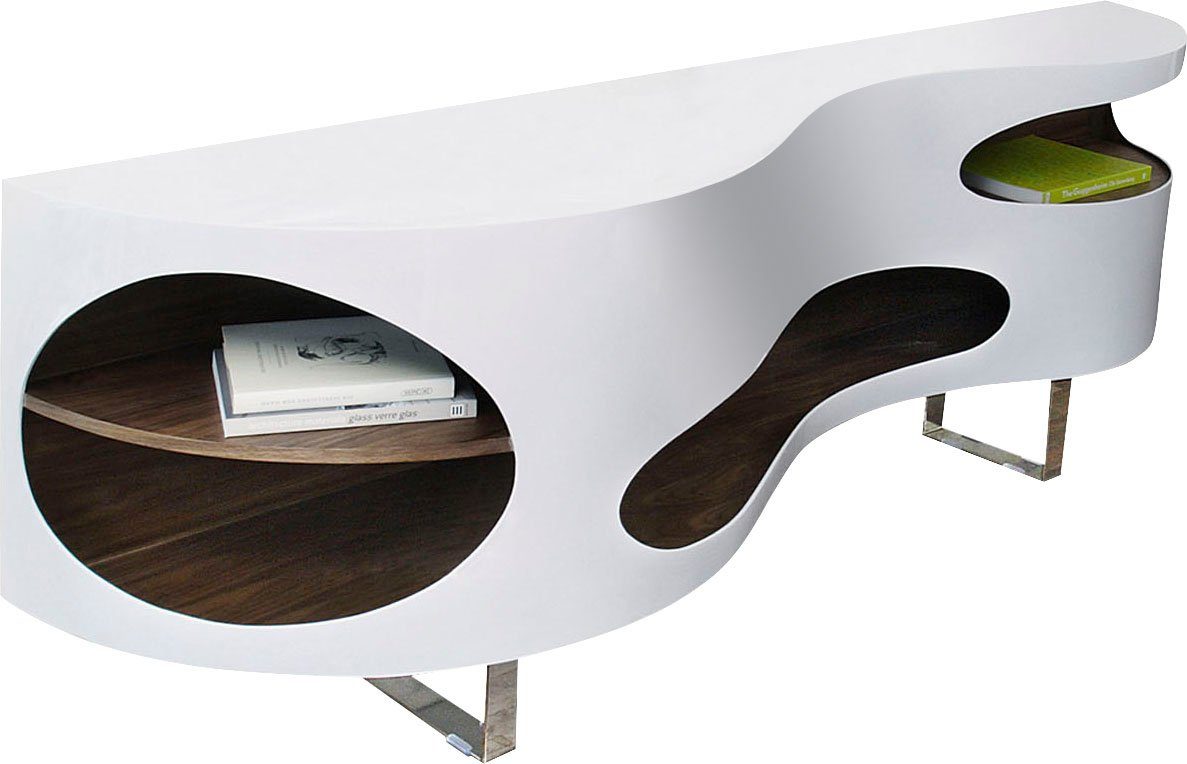 SalesFever Dressoir Slough - Stijlvolle commode Commode in extravagante vorm, breedte 200 cm