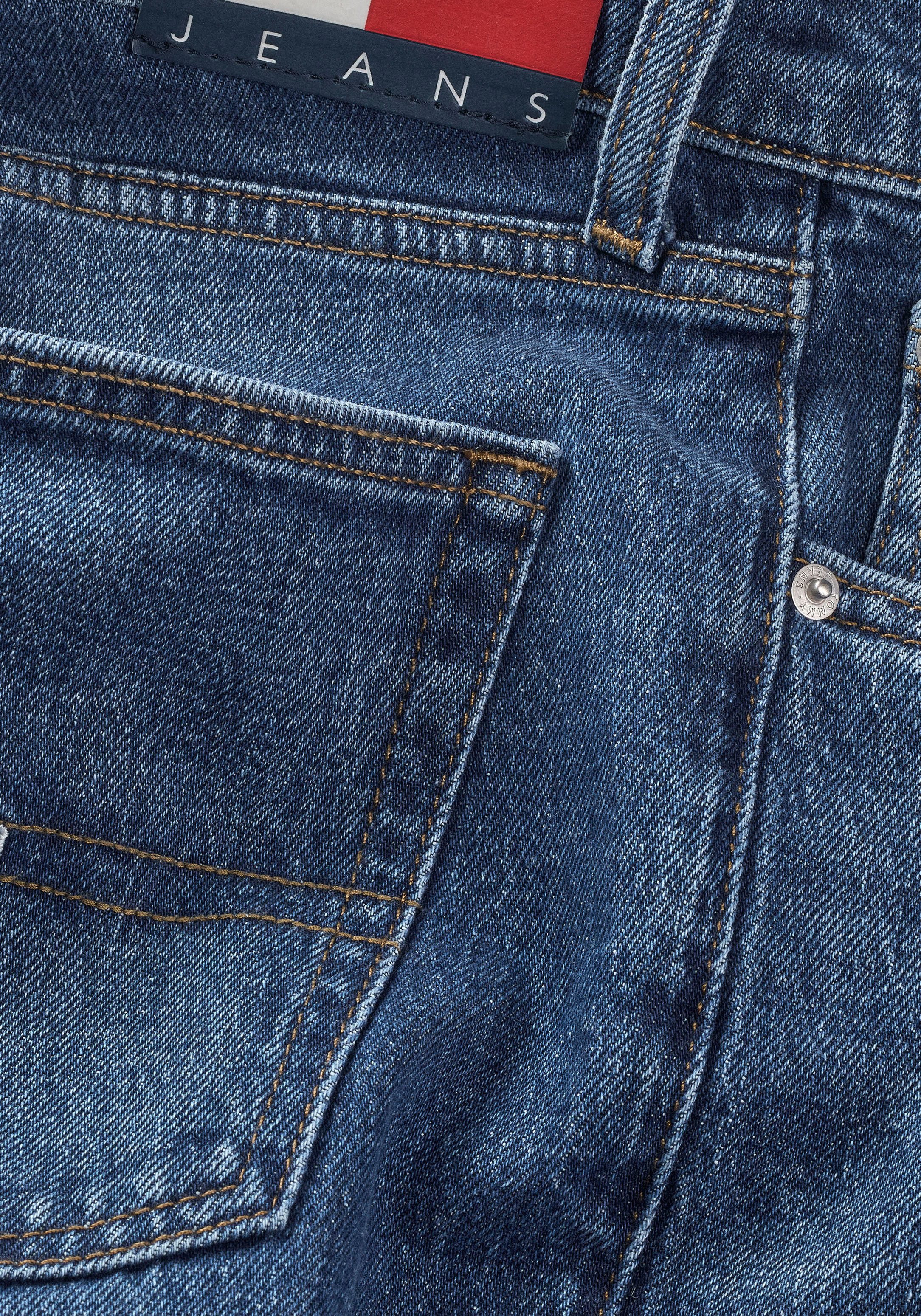 TOMMY JEANS Slim fit jeans RYAN SLIM STRAIGHT met gestempeld logo