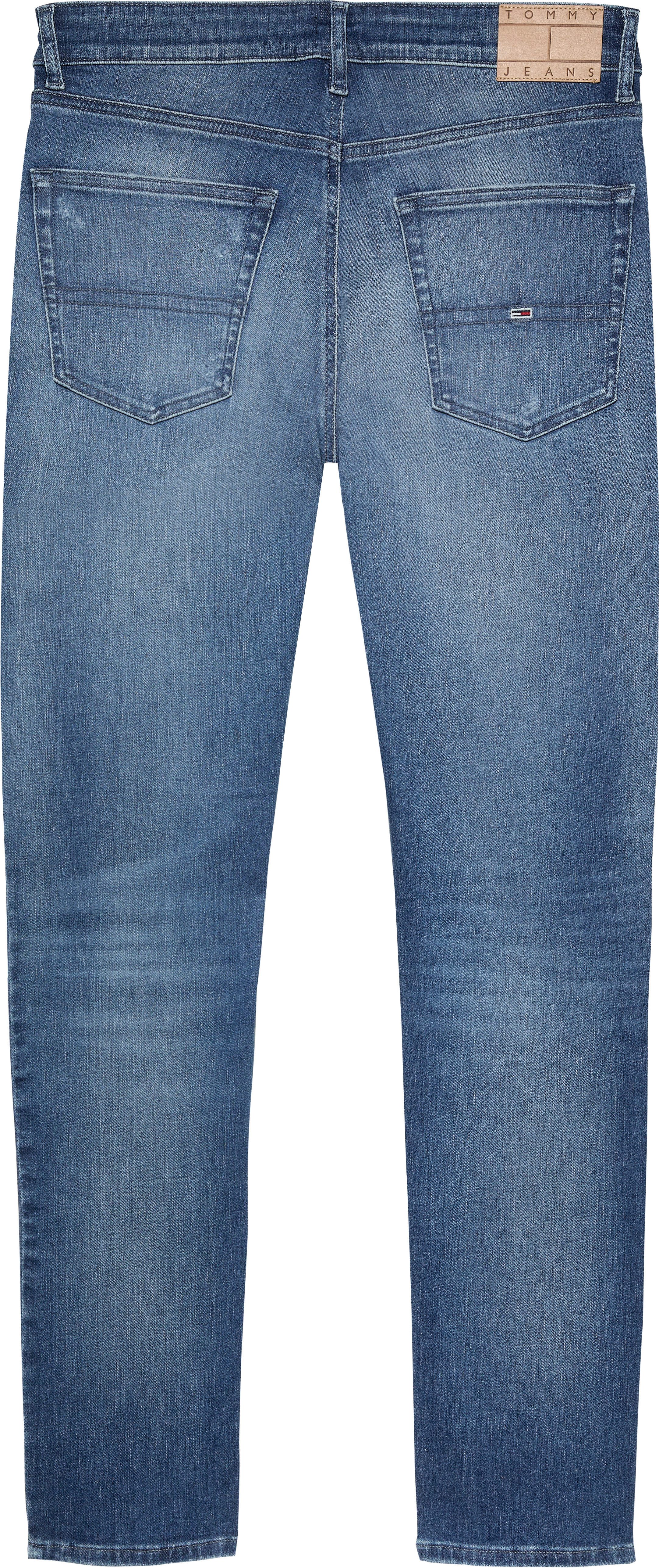 TOMMY JEANS Slim fit jeans SCANTON SLIM met gestempeld logo