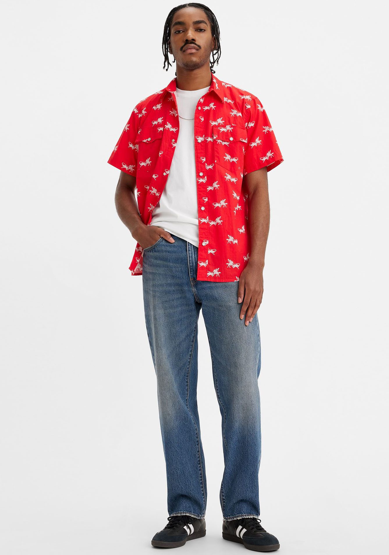 Levi's® Loose fit jeans 568 STAY LOOSE met aandeel linnen