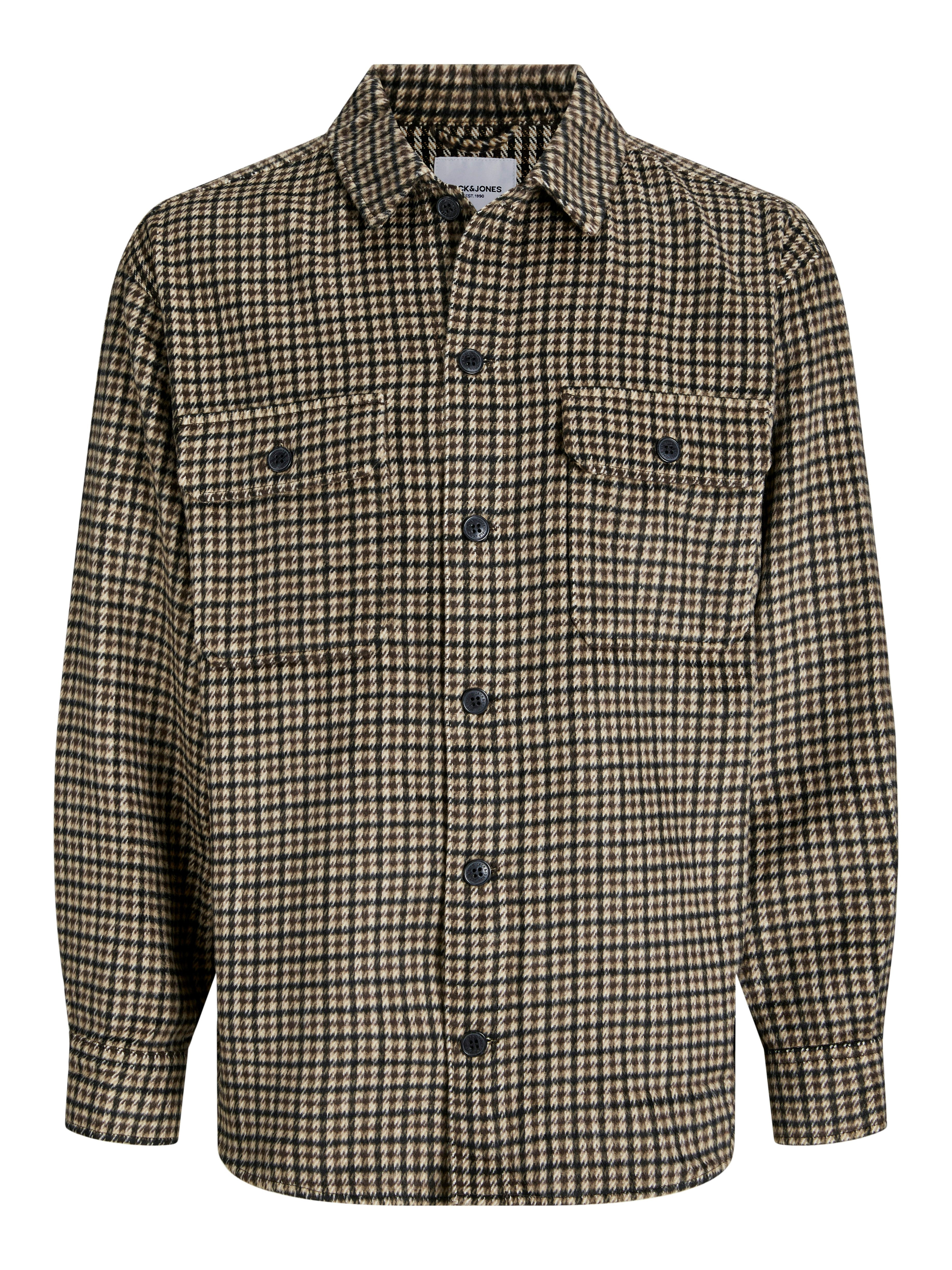 Jack & Jones PlusSize Overhemd met lange mouwen JJEBRADLEY OLLIE OVERSHIRT LS NOOS PLS