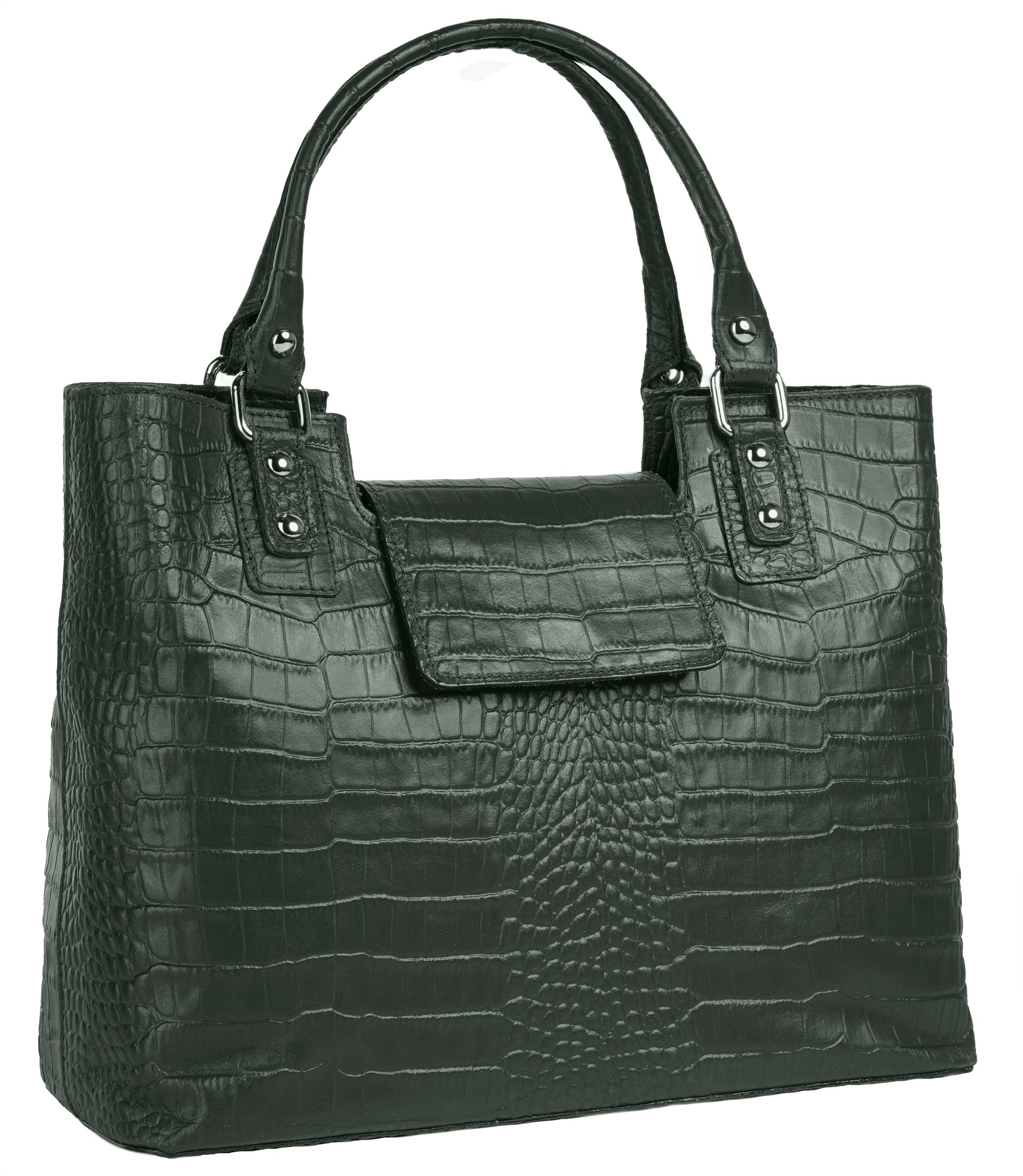 Cluty Tas echt leer, made in italy