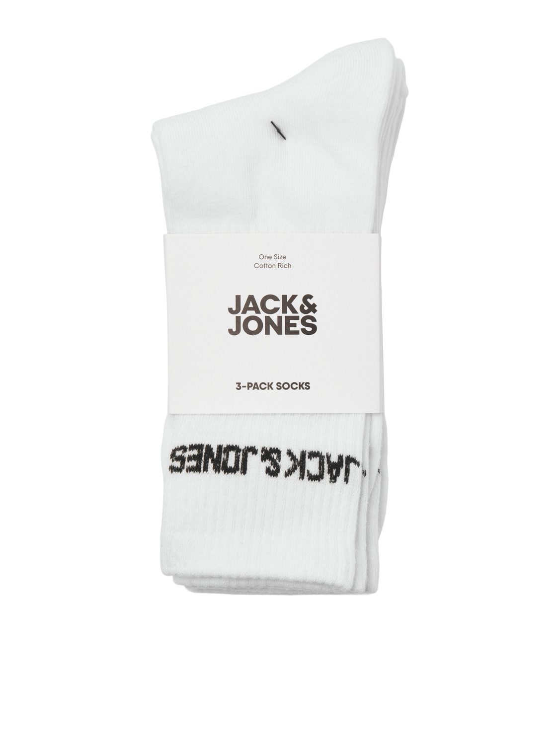Jack & Jones Vrijetijdssokken JACMELVIN TENNIS SOCK 3 PACK NOOS (set, 3 paar)