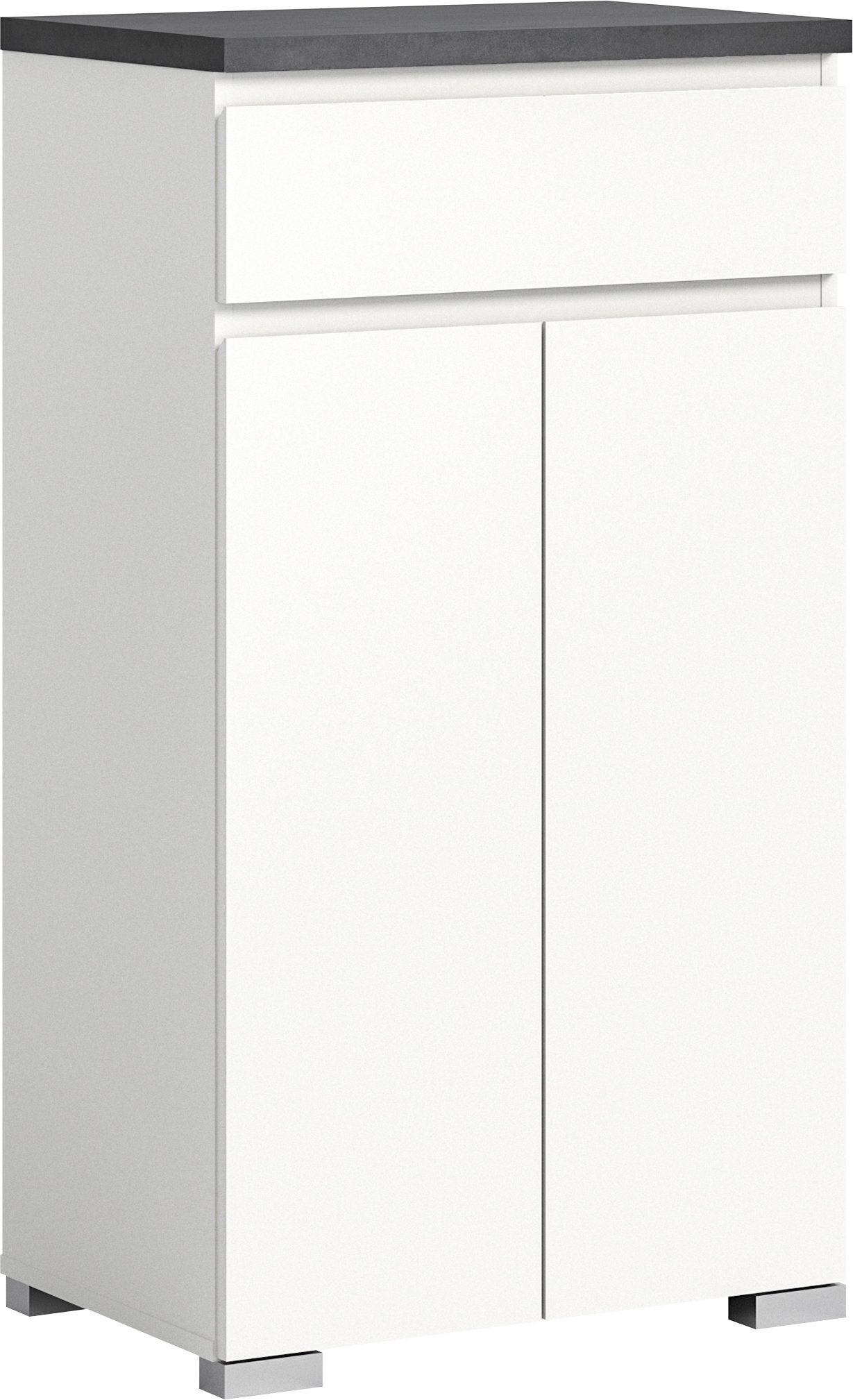 INOSIGN Schoenenkast Skoskap, Diepte 40 cm, 2 Deuren, 1 Lade, 4 Vakken, 3 Planken Plaats voor ca. 12 paar schoenen, commode, schoenenkast, schoenenrek