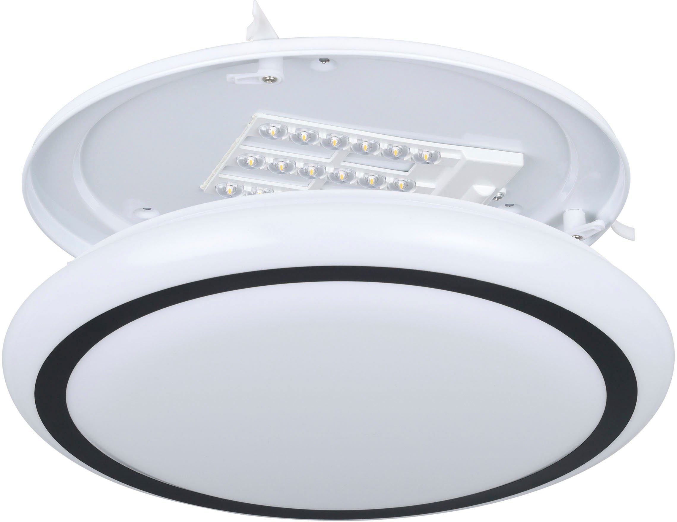 EGLO Plafondlamp CAPASSO Plafondlamp in wit van staal - 14,6W - warmwit (1 stuk)