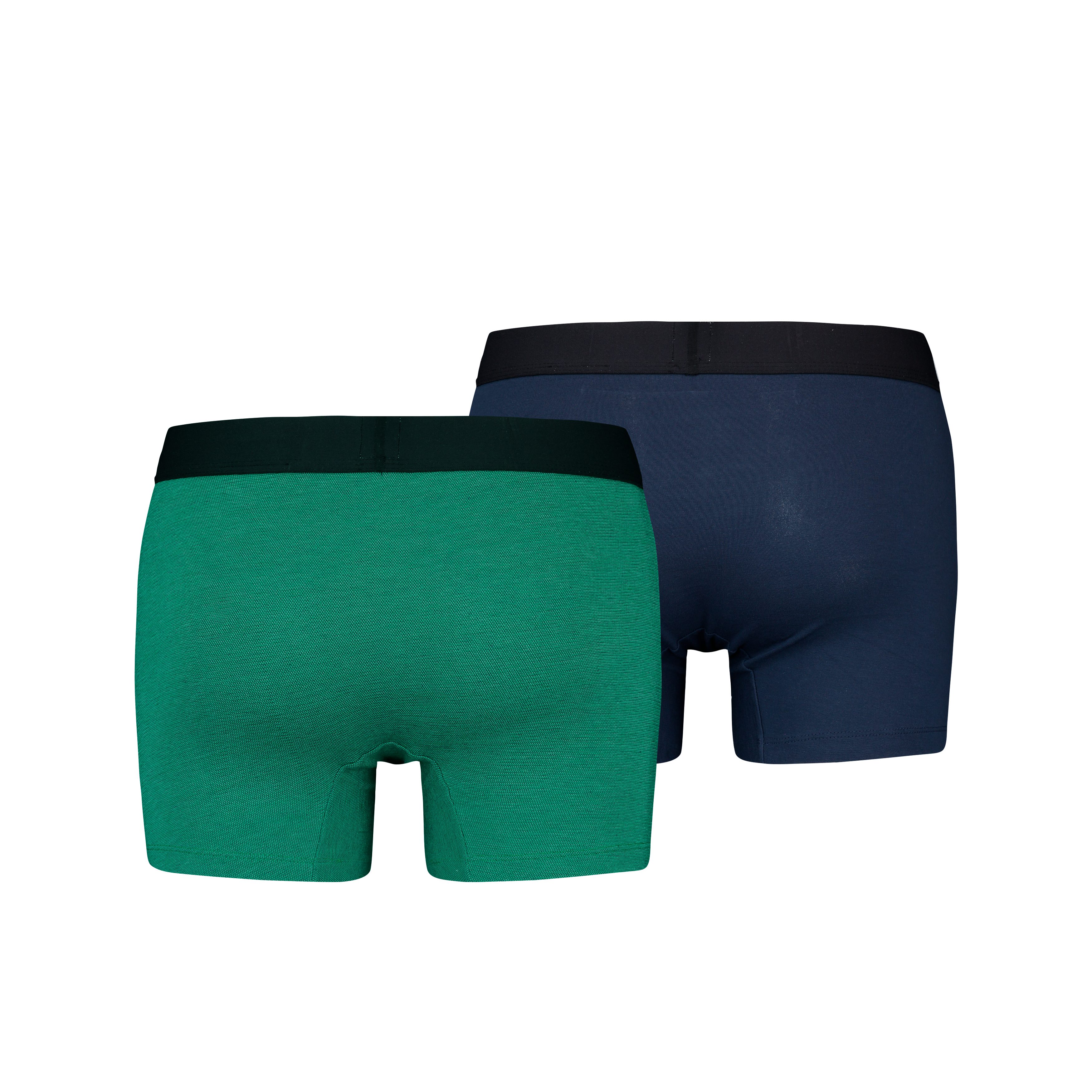 Levi's® Boxershort LEVIS MEN OPT ILL BOXER BRIEF ORG CO 2P Elastische logotailleband, zonder opening (Set van 2)