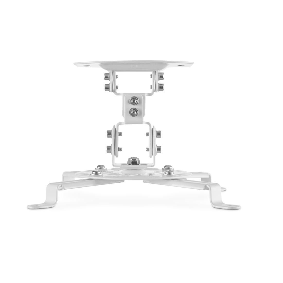 Hama Plafondbeugel voor beamer Projectorbeugel voor het plafond, muur, schuine daken, volledig beweeglijk, wit