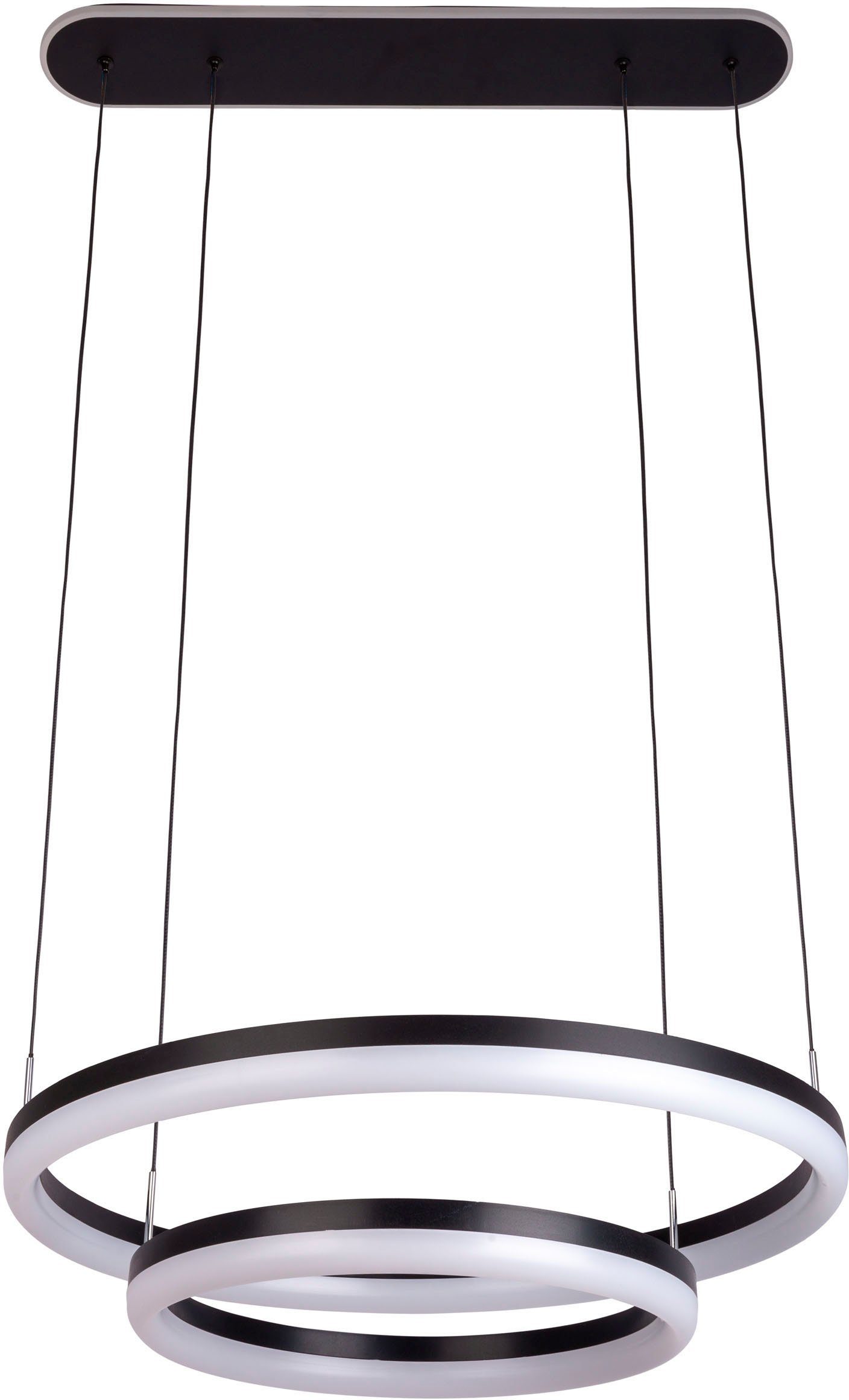 näve Led-hanglamp Circulo CCT-kleurwisselaar, achtergrondverlichting, geheugenfunctie, nachtlicht (2 stuks)
