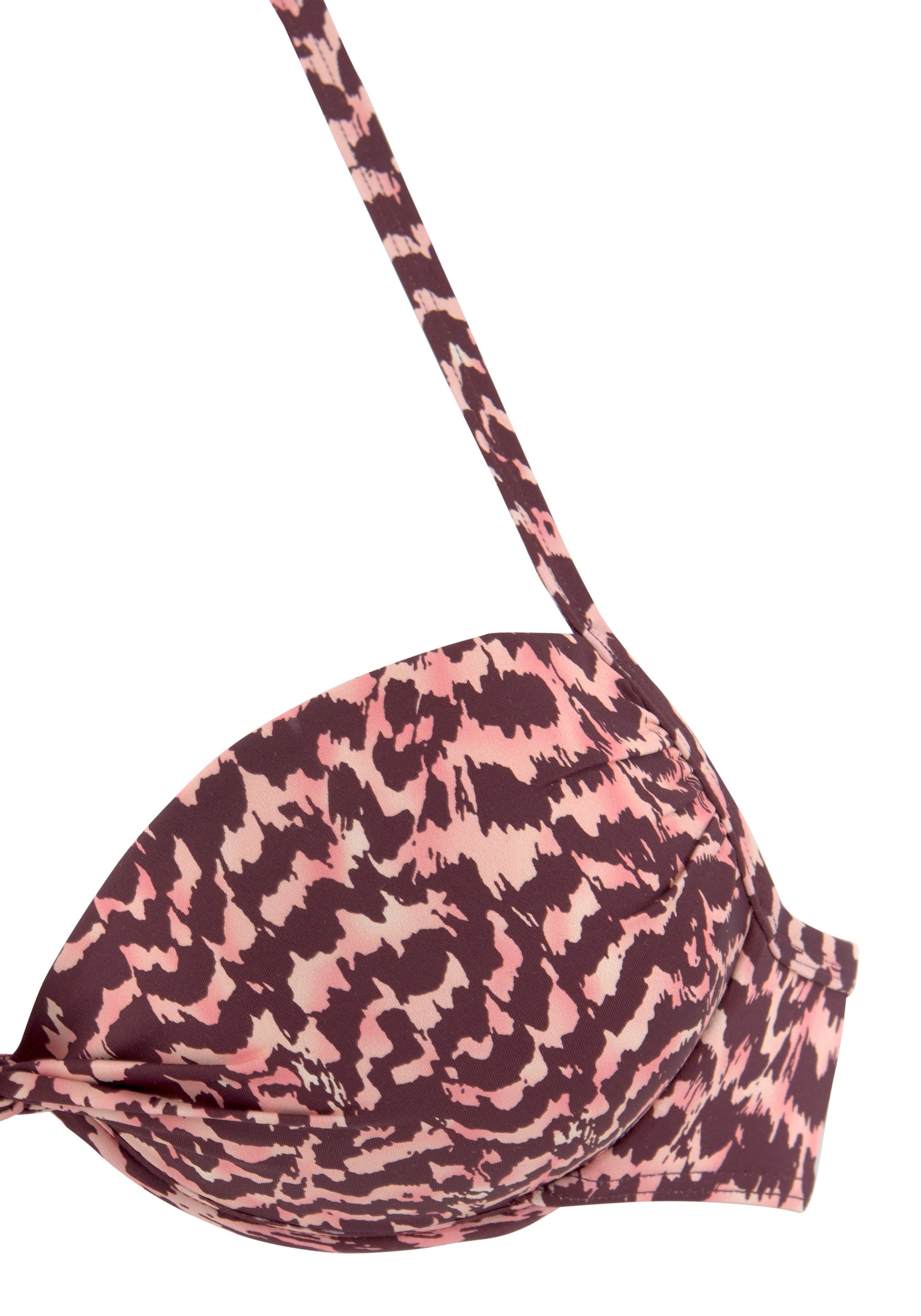 Lascana Push-upbikinitop Holly met knoopdetail