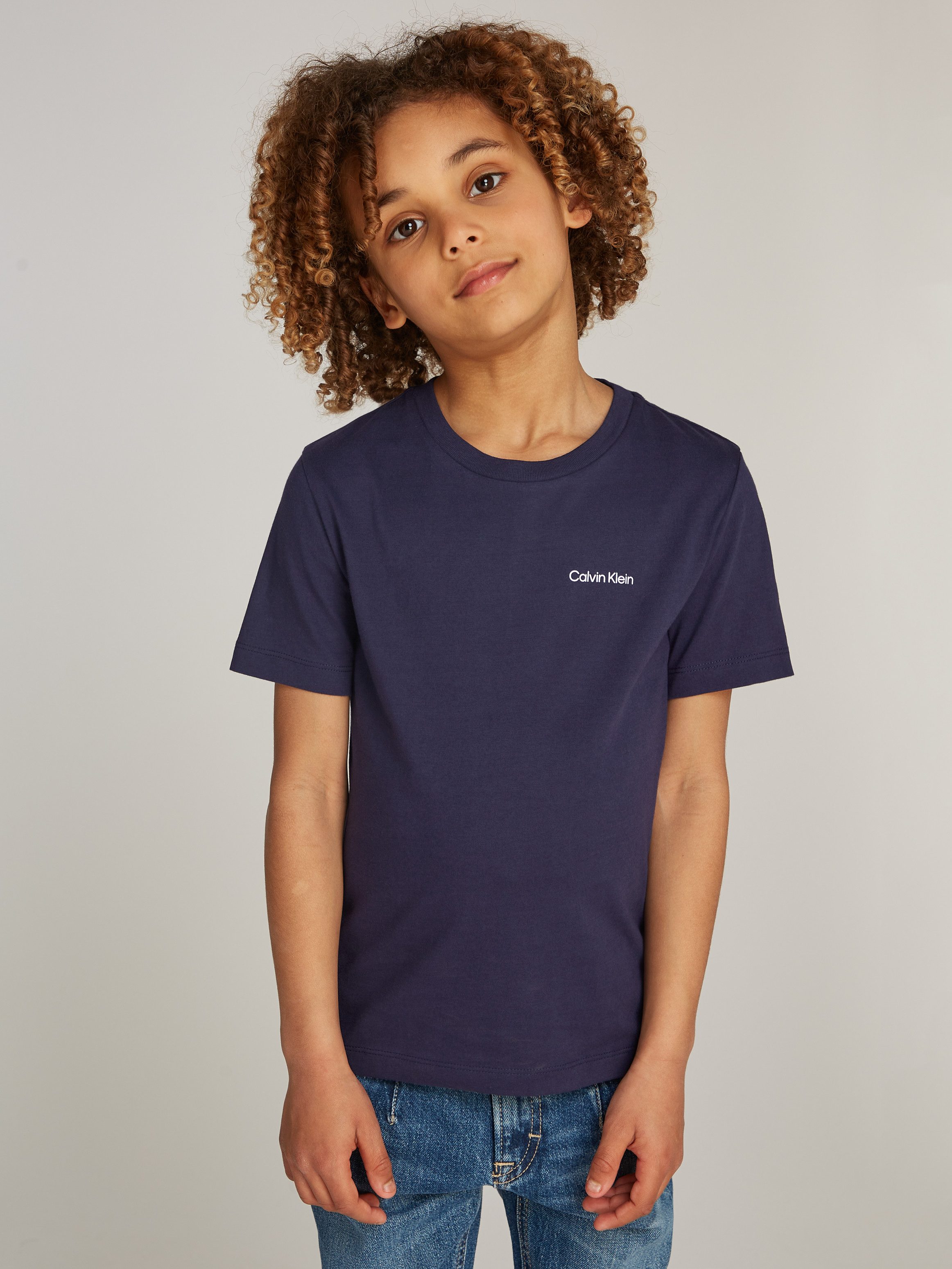 Calvin Klein T-shirt CHEST Inst.Logo Ss T-Shirt voor kinderen tot 16 jaar en met logo-opdruk