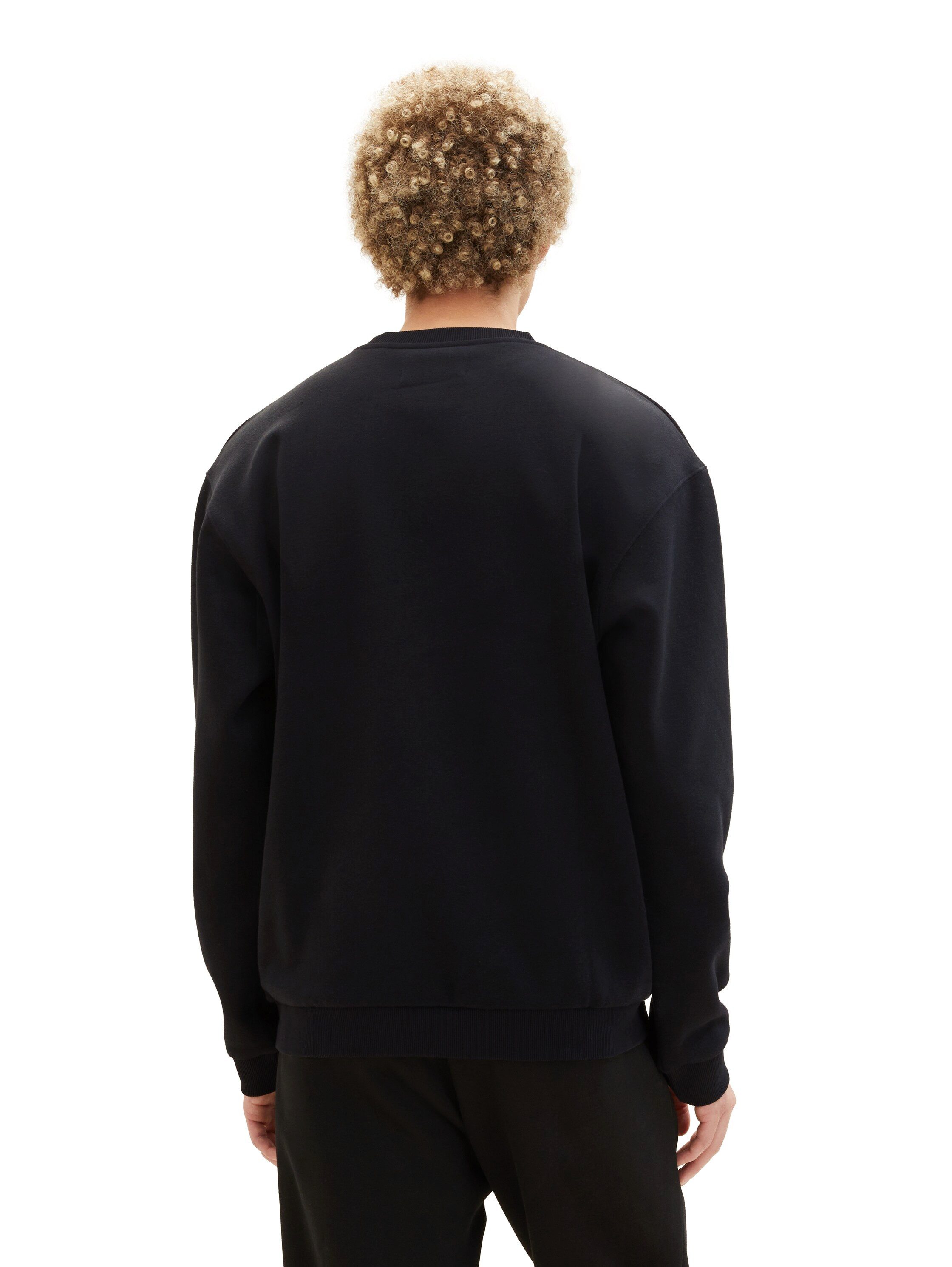 Tom Tailor Denim Sweatshirt met logo-frontprint