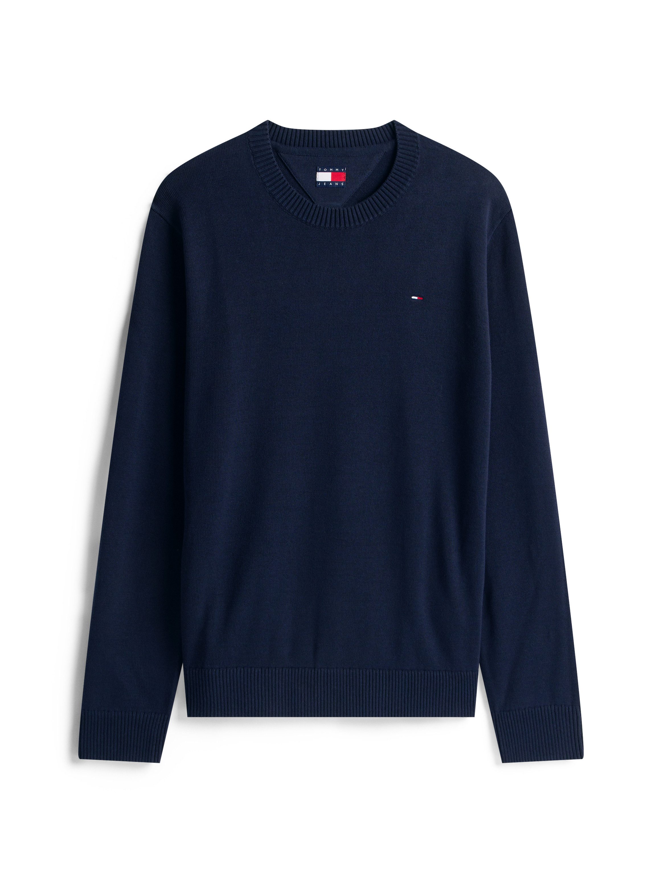 TOMMY JEANS Trui met ronde hals TJM SLIM ESSENTIAL LIGHT SWEATER