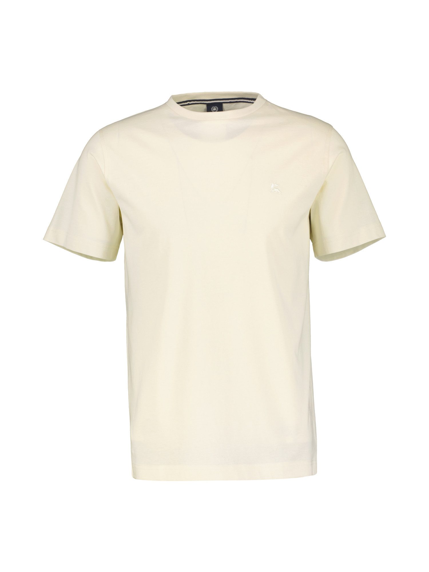 Lerros T-shirt LERROS basic T-shirt met logostiksel, effen