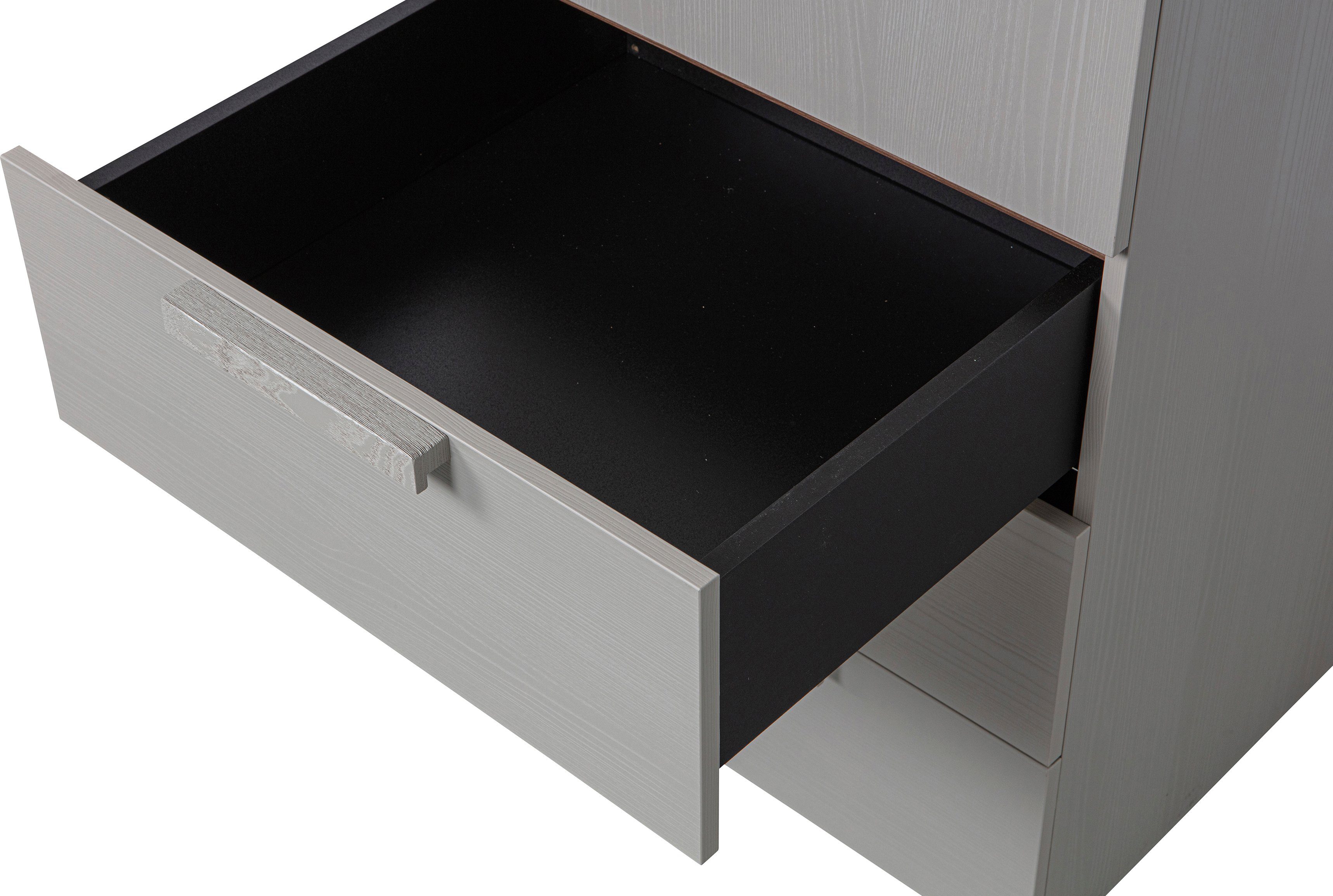 WOOOD Kledingkast Rens van notenhoutdecor, veel opbergruimte, hoogte 210 cm