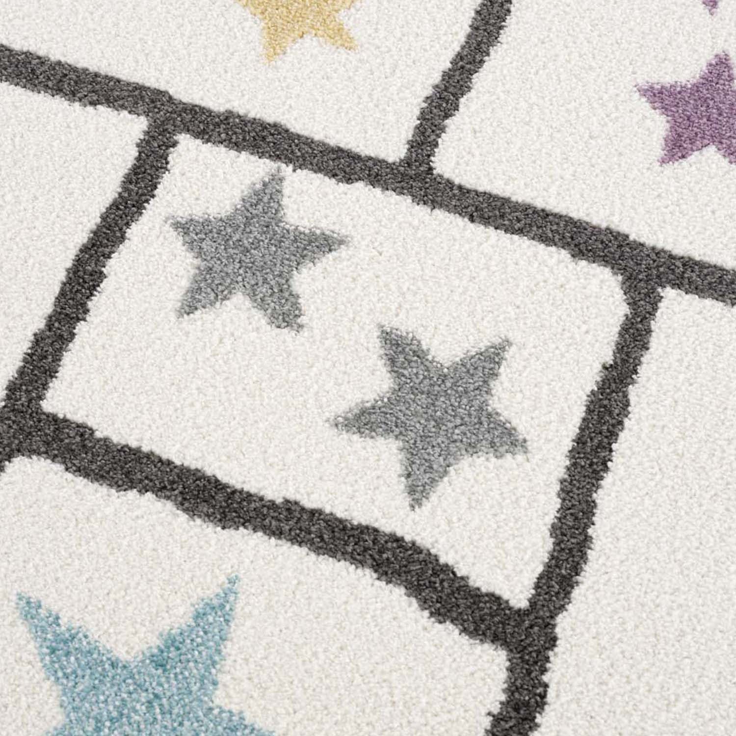 Carpet City Kindervloerkleed Anime9397 Speel-spring-vloerkleed, sterren, zachte pool, gemakkelijk in onderhoud, kinderkamer