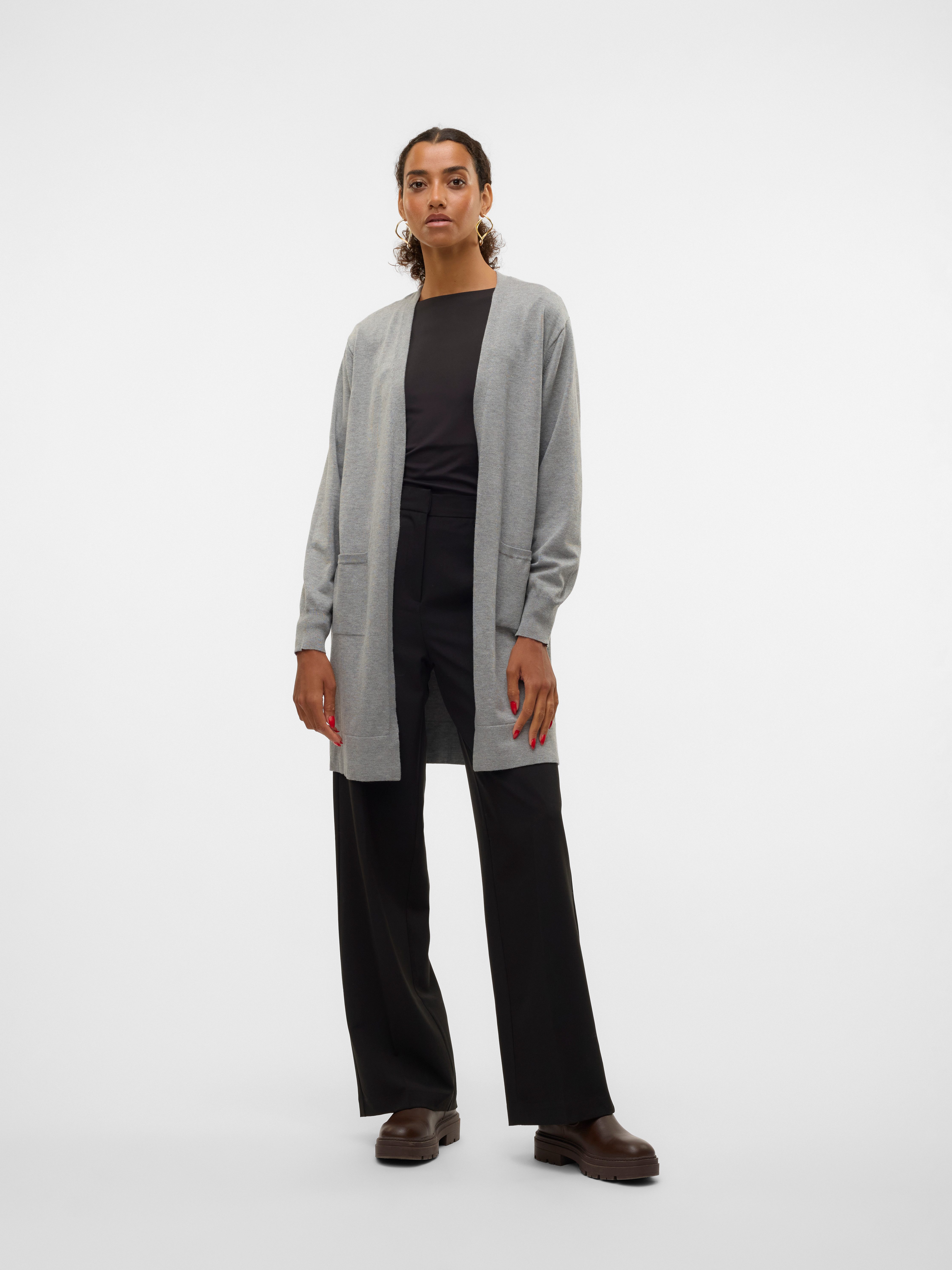 Vero Moda Lang vest VMSILJE LS OPEN CARDIGAN GA NOOS