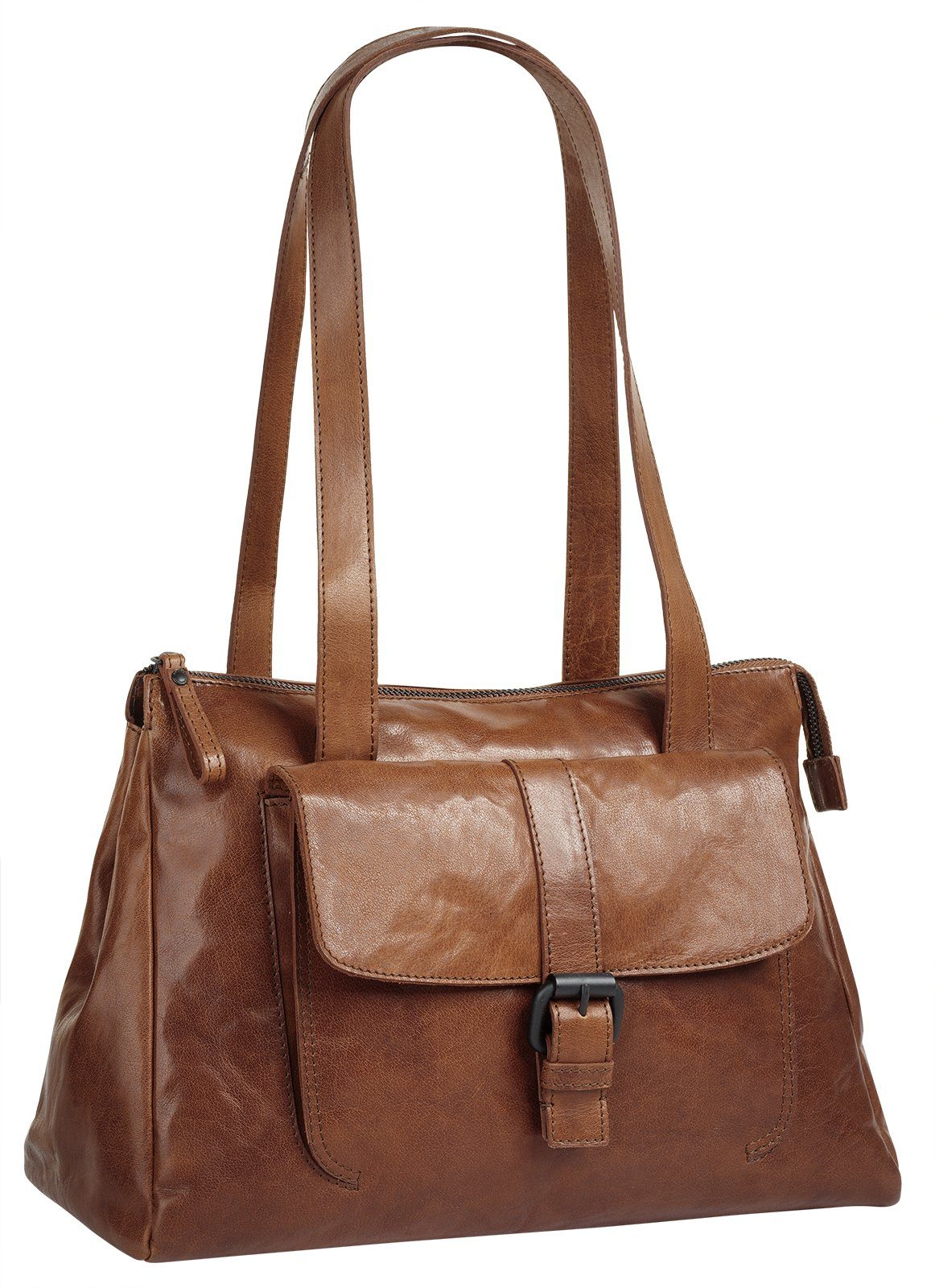 Spikes & Sparrow Tas echt leder