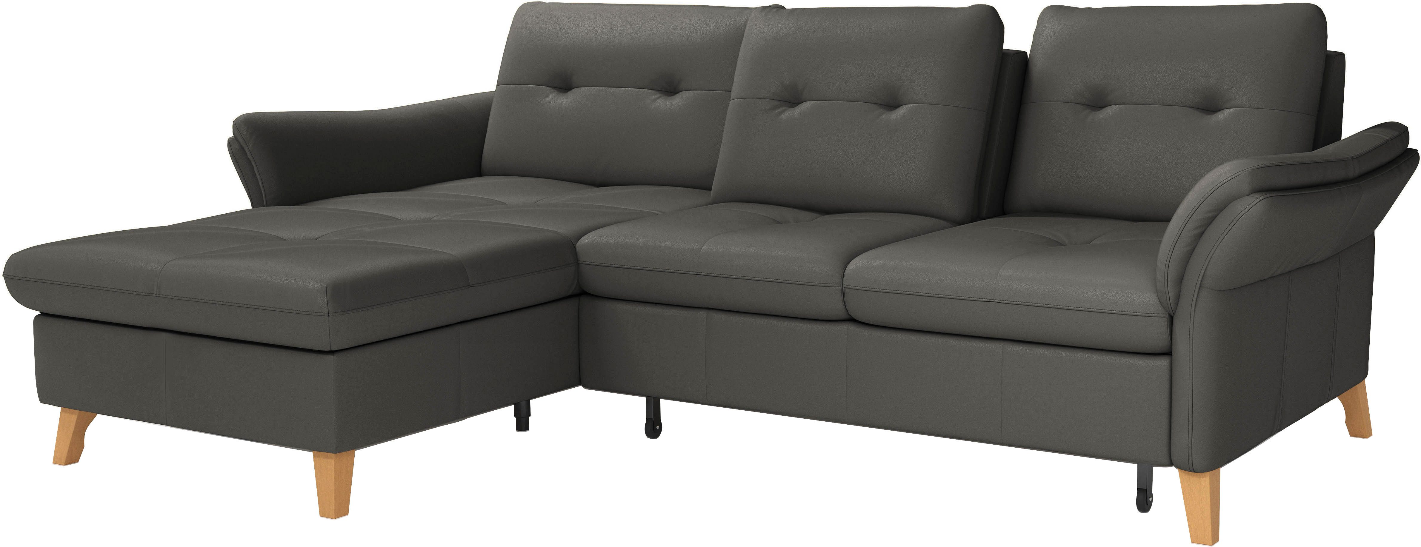 sit&more Hoekbank Göteborg Zitdiepteverstelling en binnenvering, naar keuze met slaapfunctie