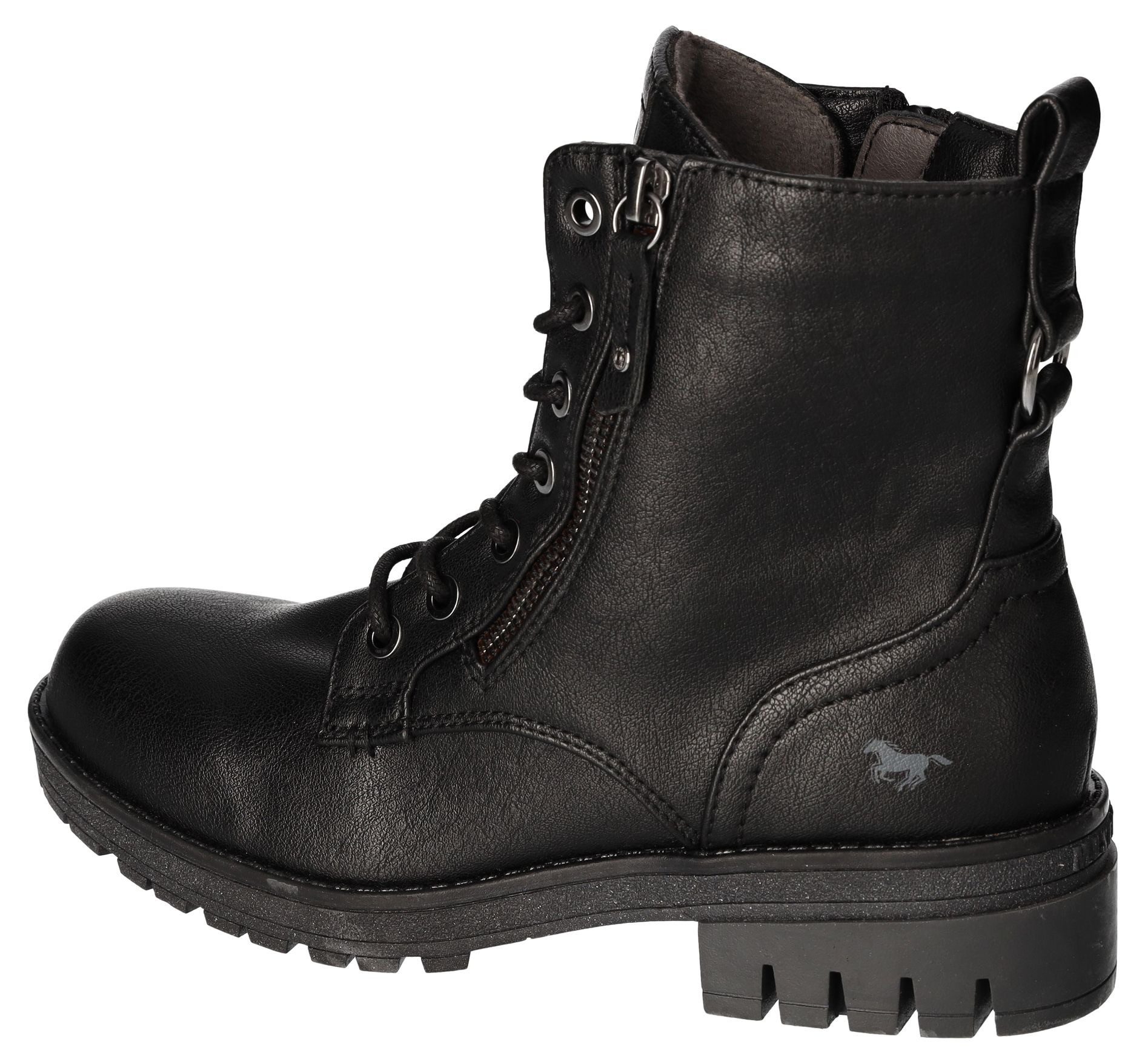 Mustang Shoes Veterschoenen veterschoenen, enkellaars, hakken, met ritssluiting