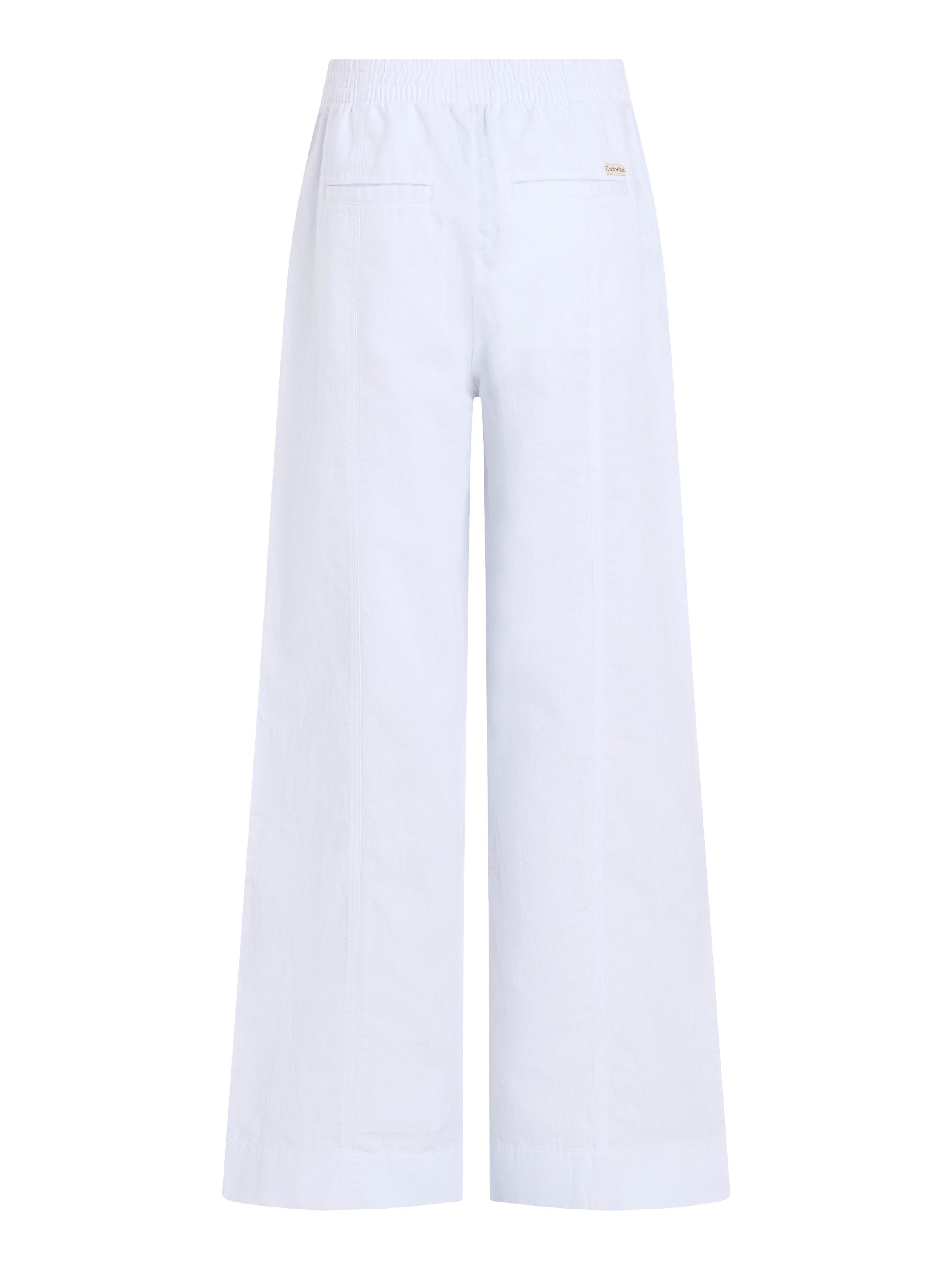 Calvin Klein Linnen broek SOFT LINEN PANT