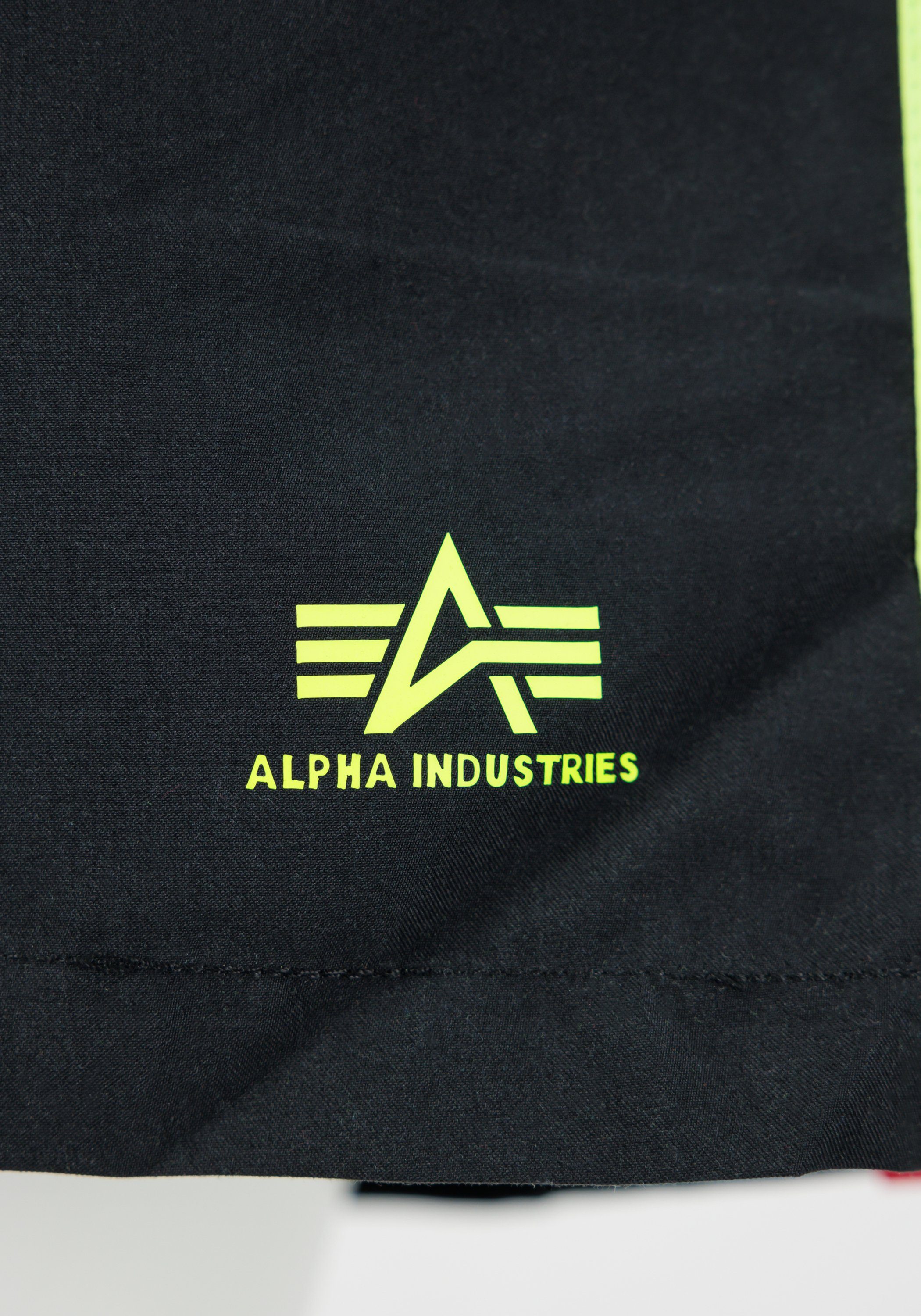 Alpha Industries Short Men Beachwear Printed Stripe Swim Short