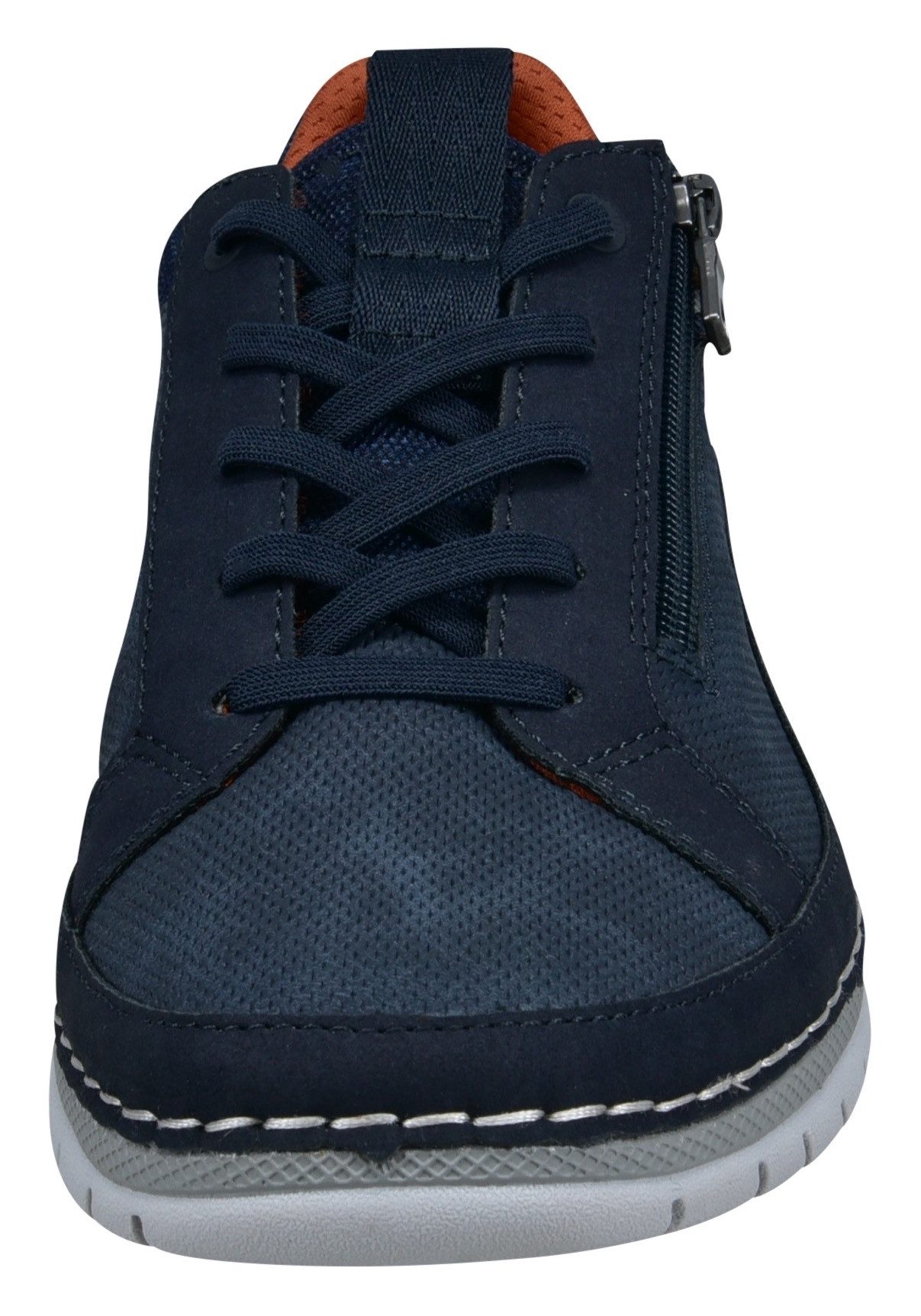 Bugatti Slip-on sneakers , vrijetijdsschoen, halfschoen, slipper met contrast-raamnaad