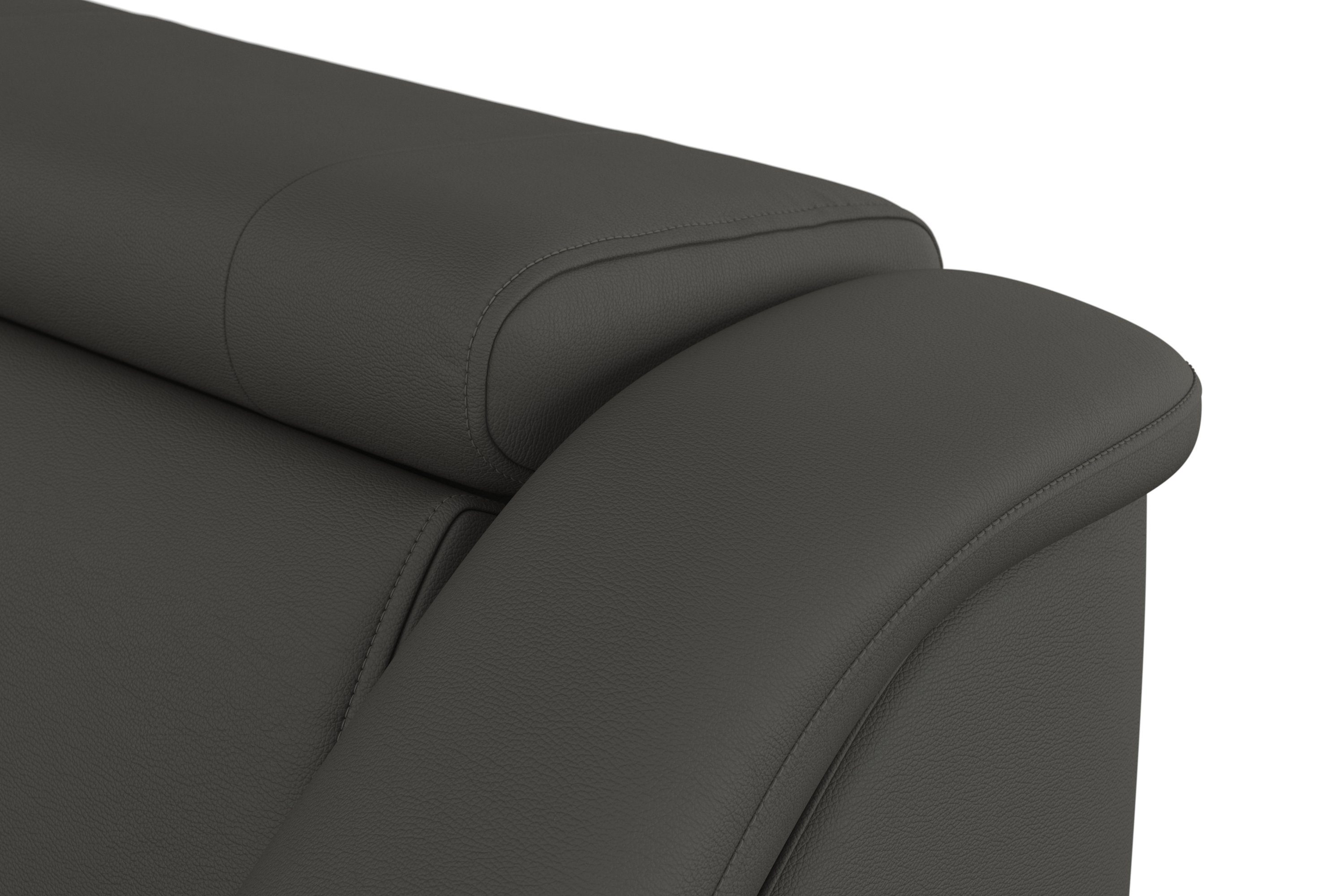 sit&more Hoekbank Freetown L-vorm met verstelbare hoofdsteun en comfortabele binnenvering