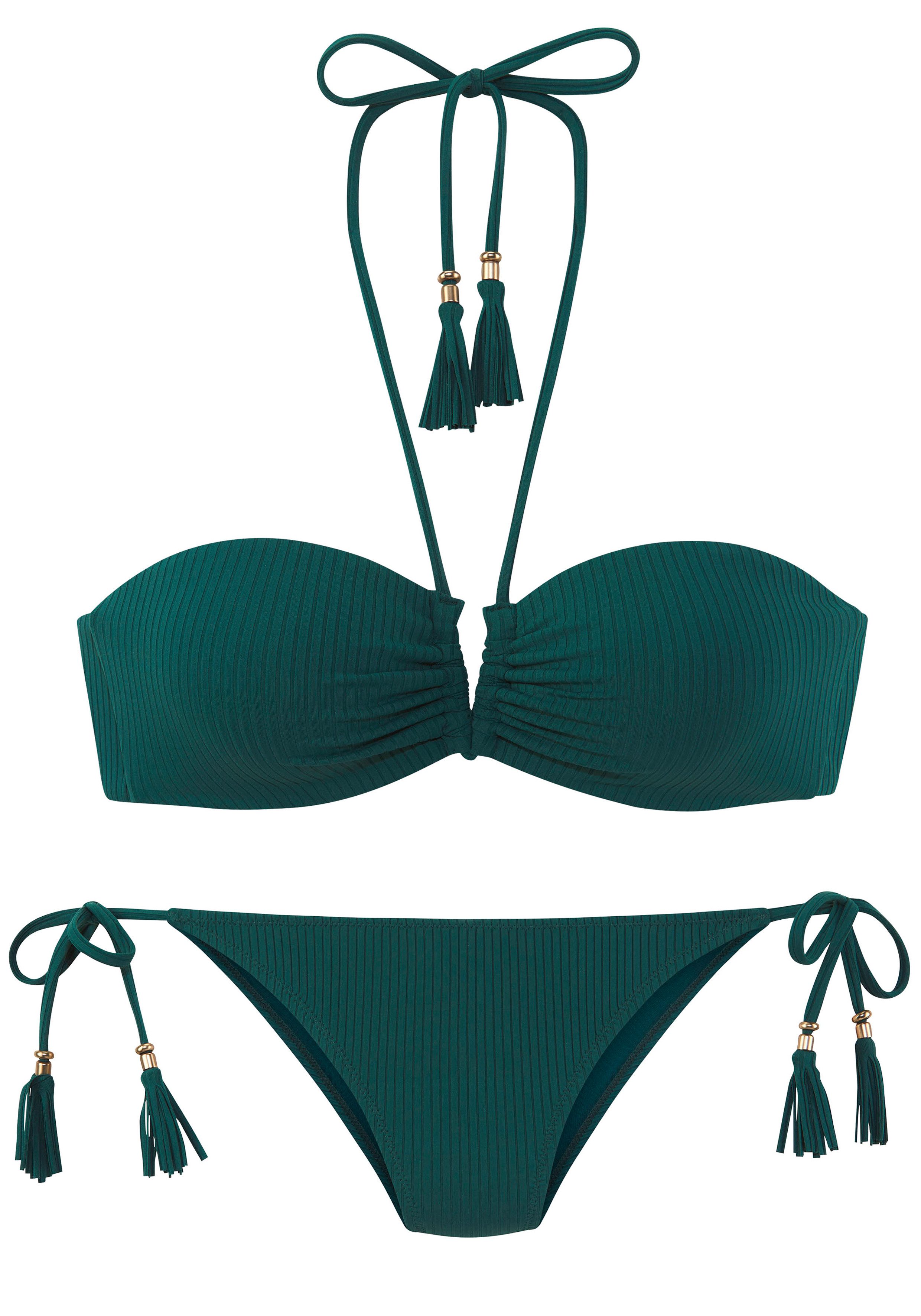 Elbsand Bandeaubikini met v-beugel