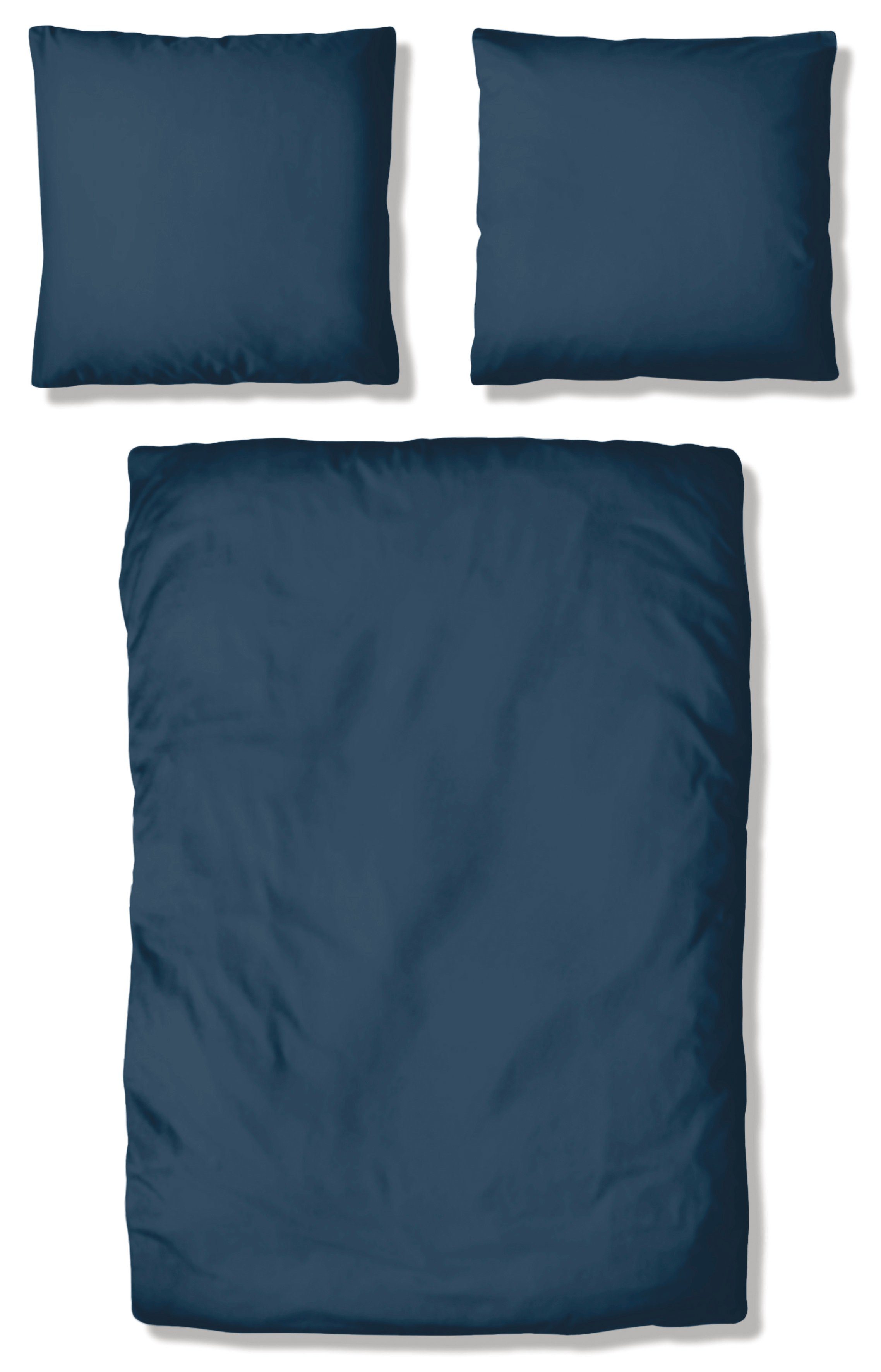 my home Overtrekset Desner Premium kwaliteit, 100 % polyester, zeer zacht, uni, vanaf 135x200 cm
