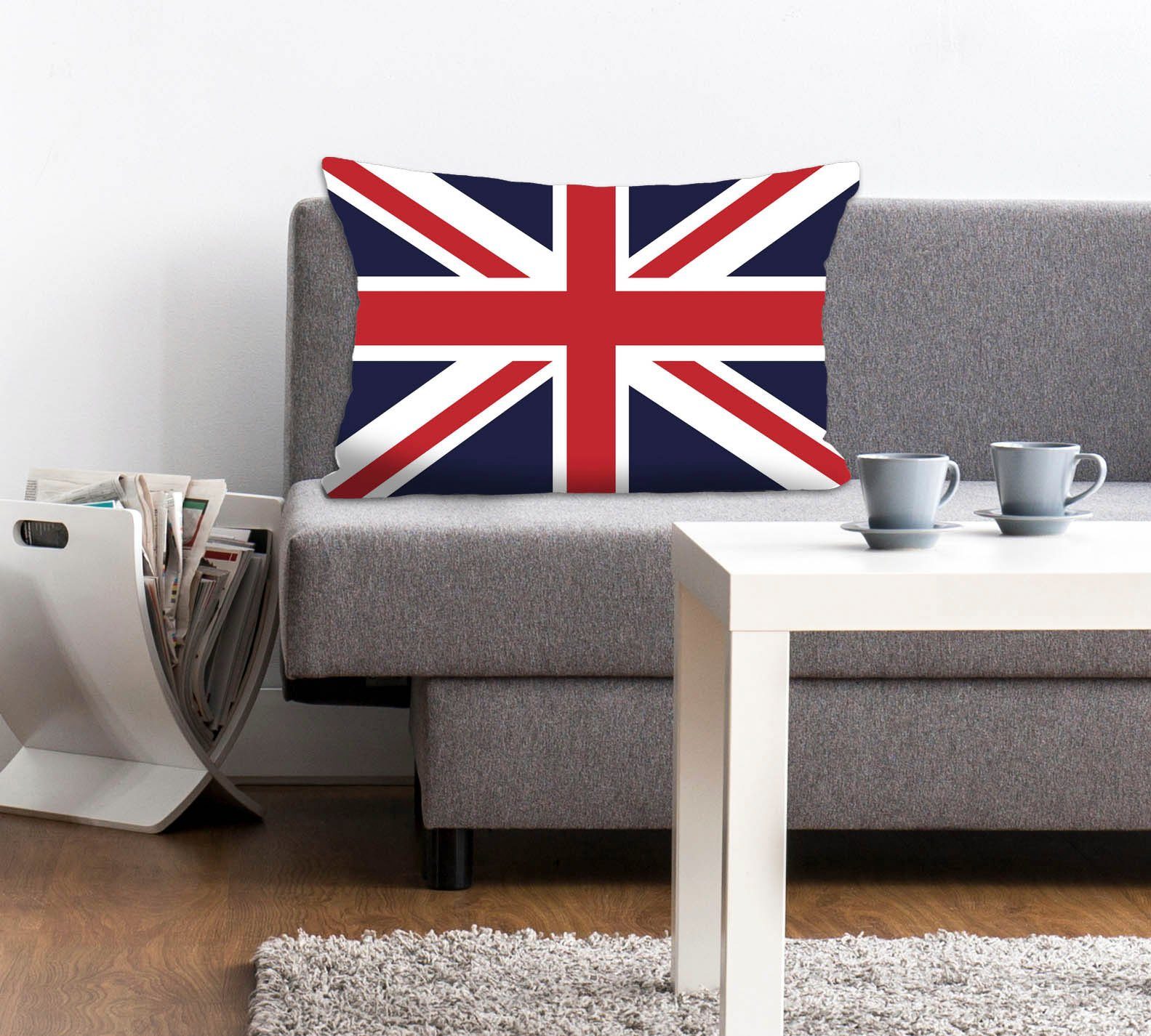 queence Sierkussen Florian Kussenhoes, Britse vlag, Union Jack, Engeland, Groot-Brittannië, VK (1 stuk)