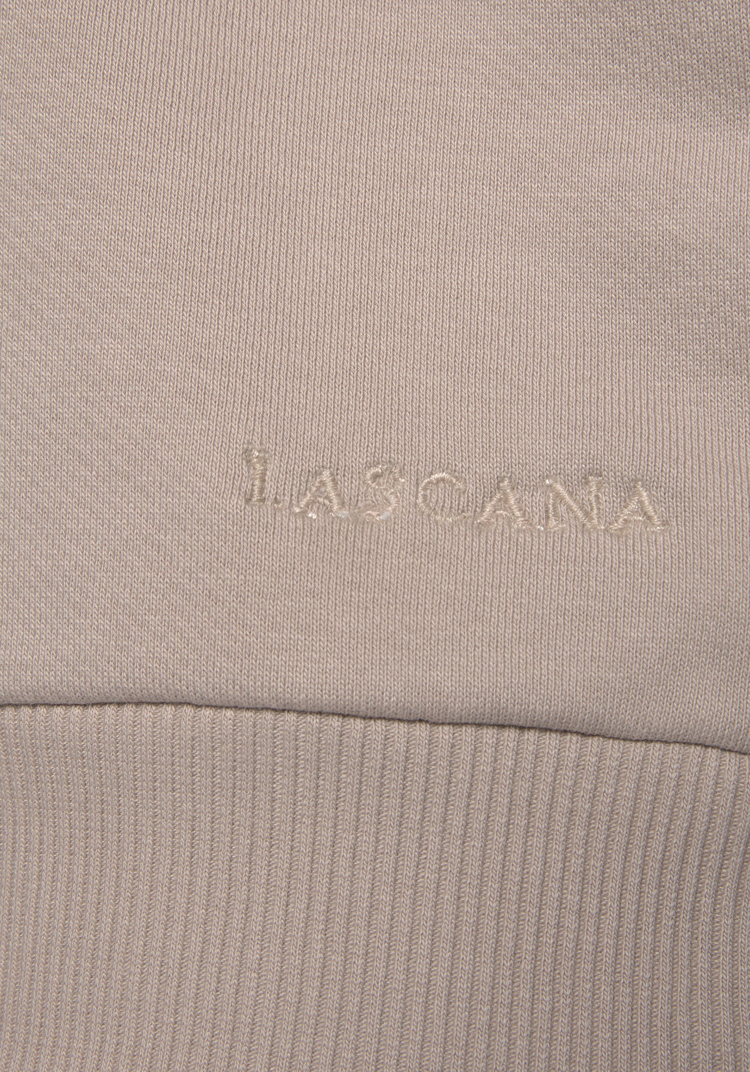 Lascana Sweatshirt Loungeshirt van biologische katoen, loungewear