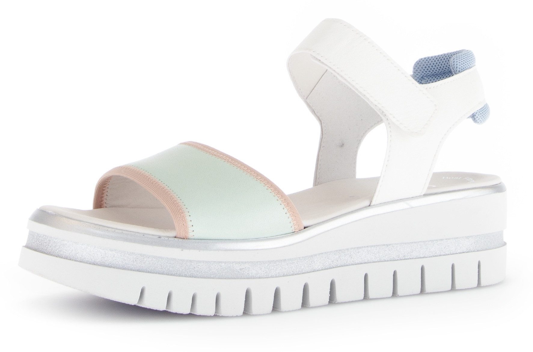 Gabor Sleehaksandaaltjes dames sandalen met sleehak maat 40 groen