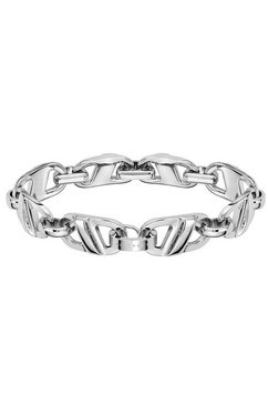boss edelstalen armband chain, 1580141 zilver