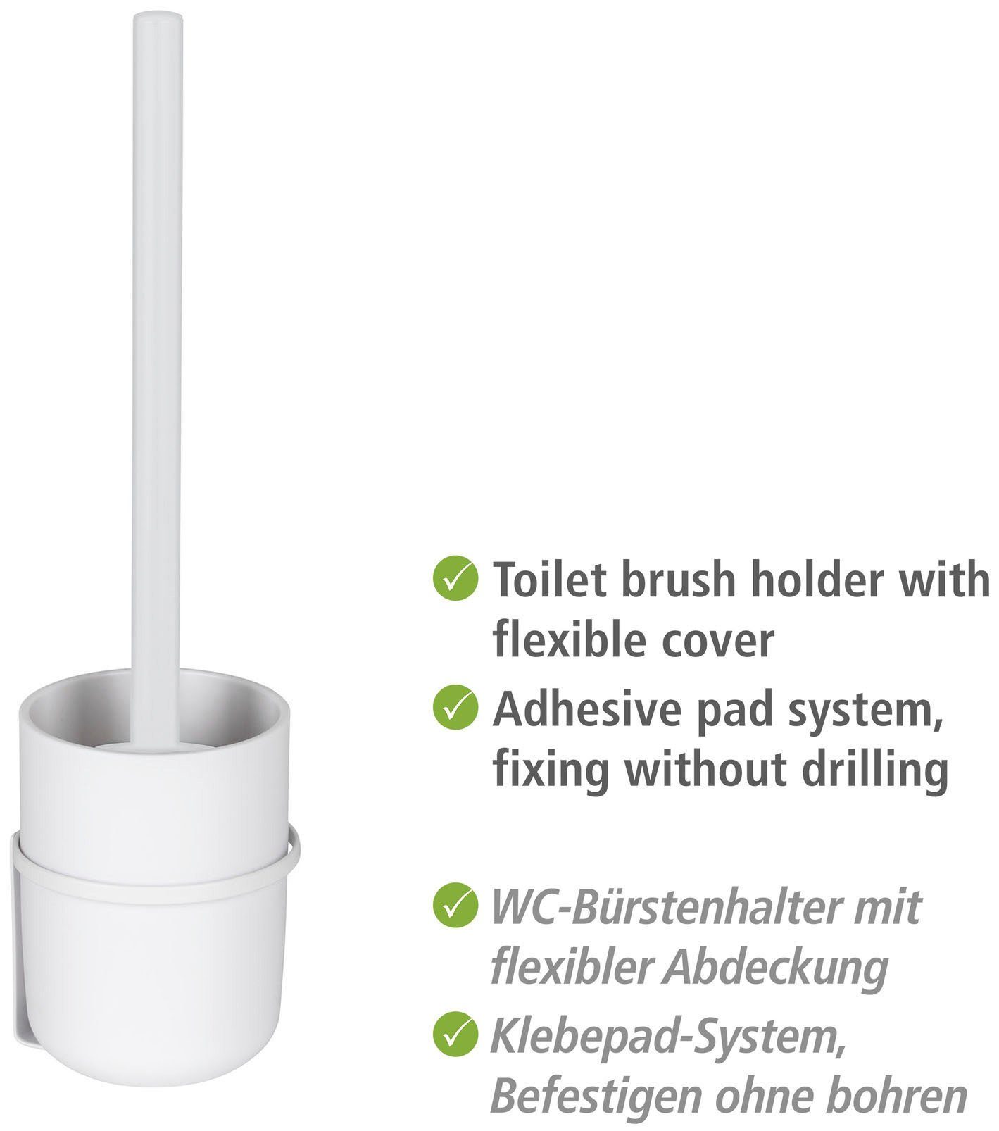WENKO Toiletset Turbo-Loc® Carpino wit, bevestigen zonder boren