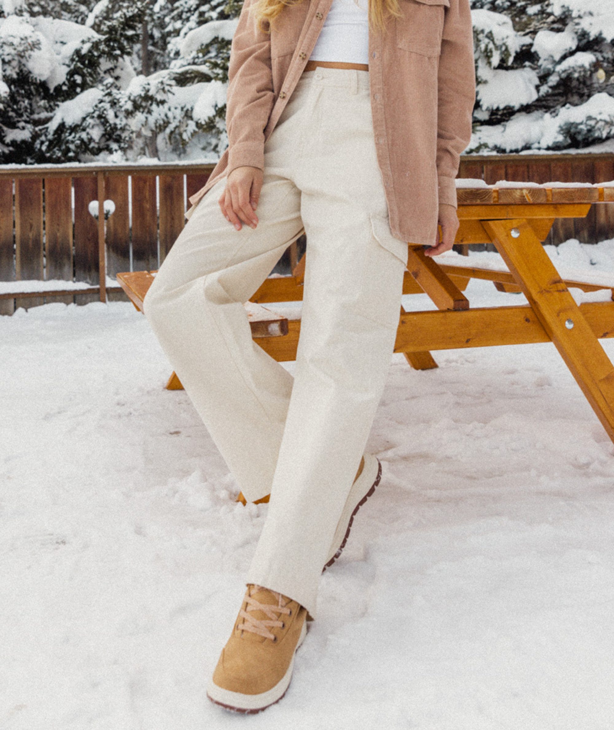 Roxy Hoge veterschoenen KARMEL Winterlaarzen, veterschoenen, winterschoenen, gevoerd