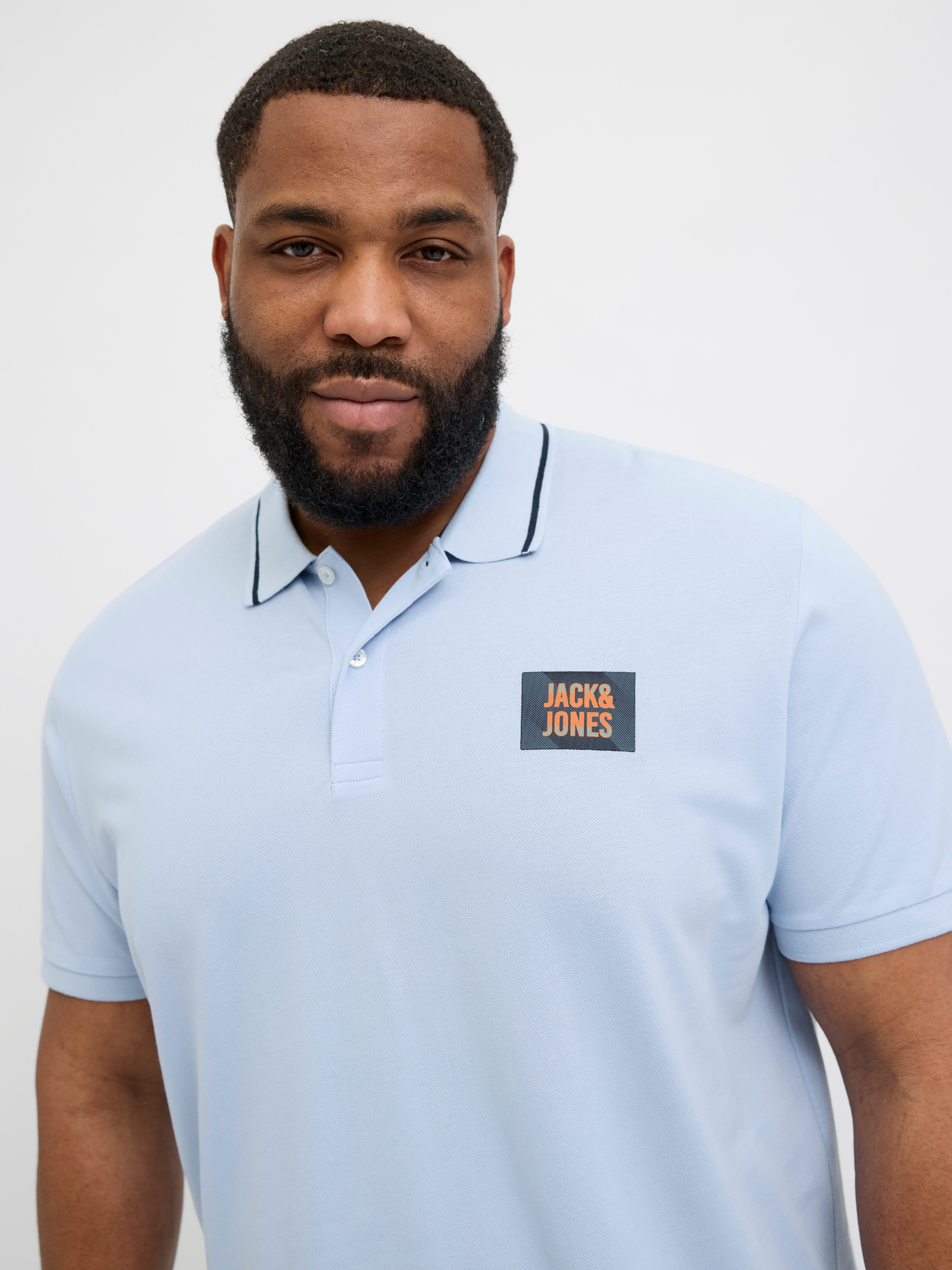 Jack & Jones PlusSize Poloshirt JJHUDSON POLO SS PLS