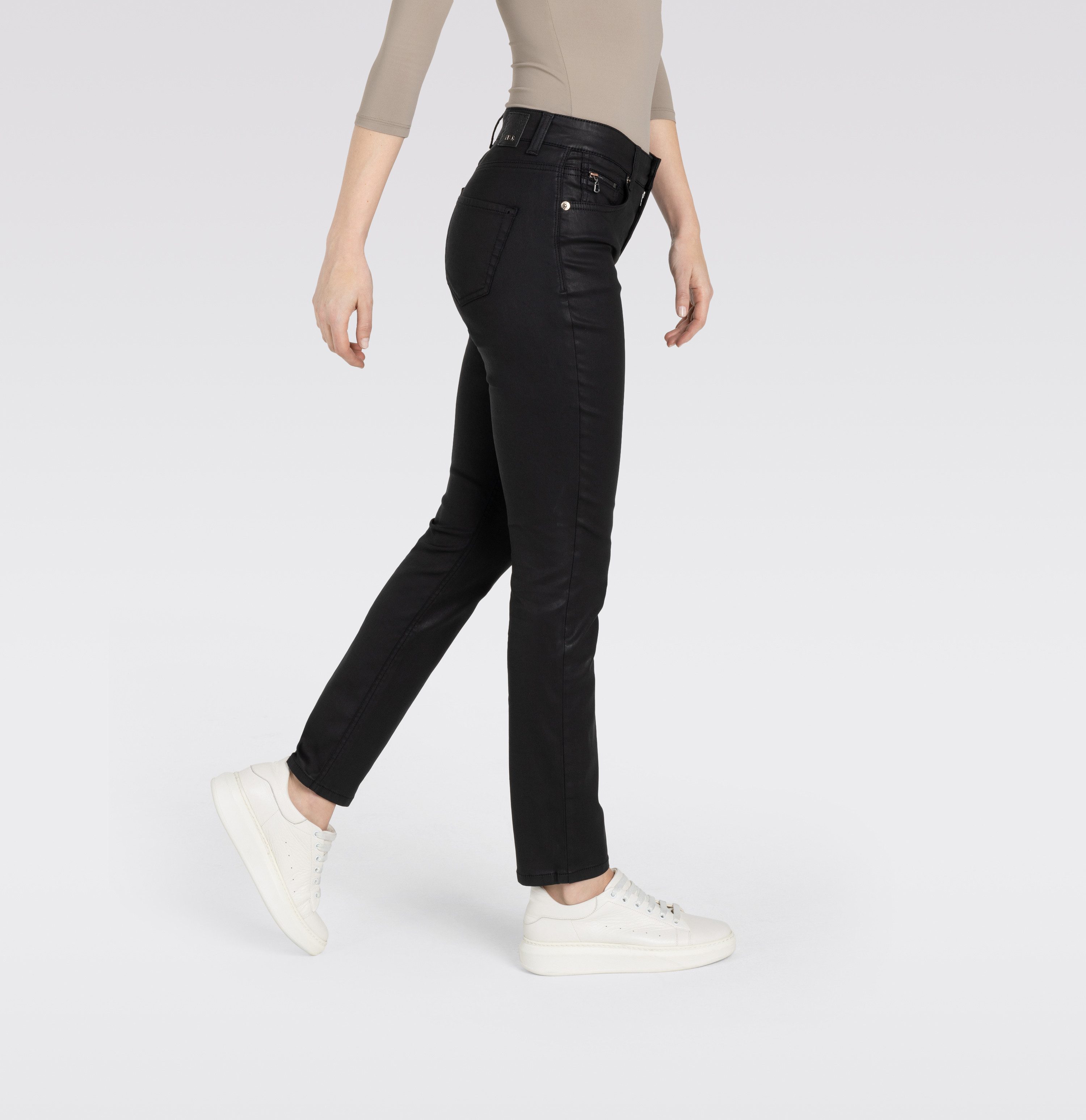 MAC Five-pocketsbroek met een ritsdetail
