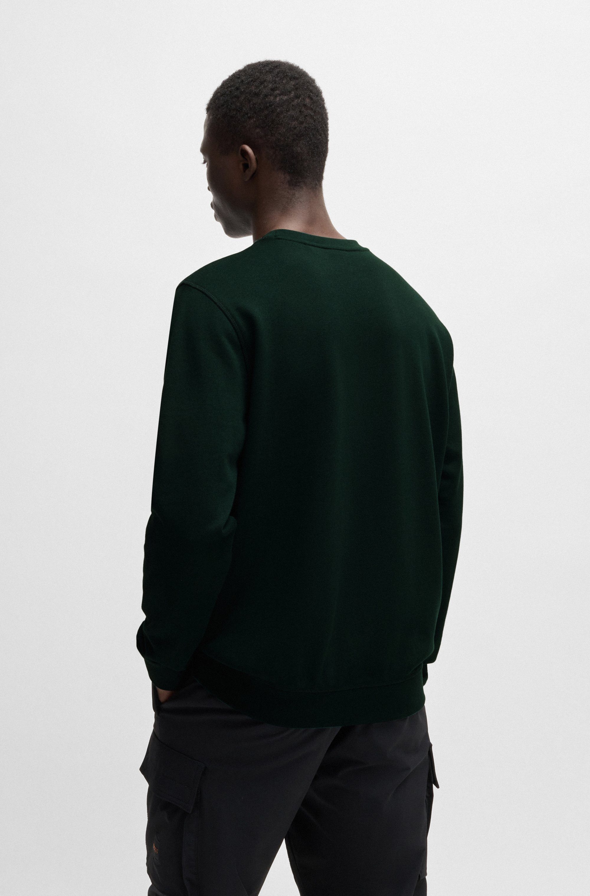 Boss Orange Sweatshirt Westart met boss logo-patch