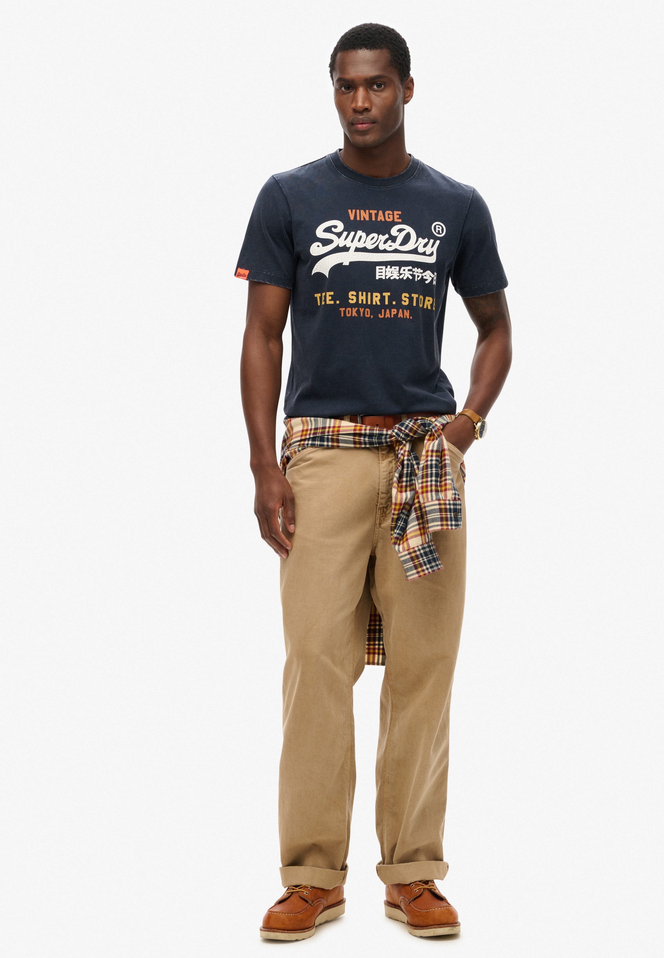 Superdry Shirt met ronde hals VL CALI RELAXED TEE
