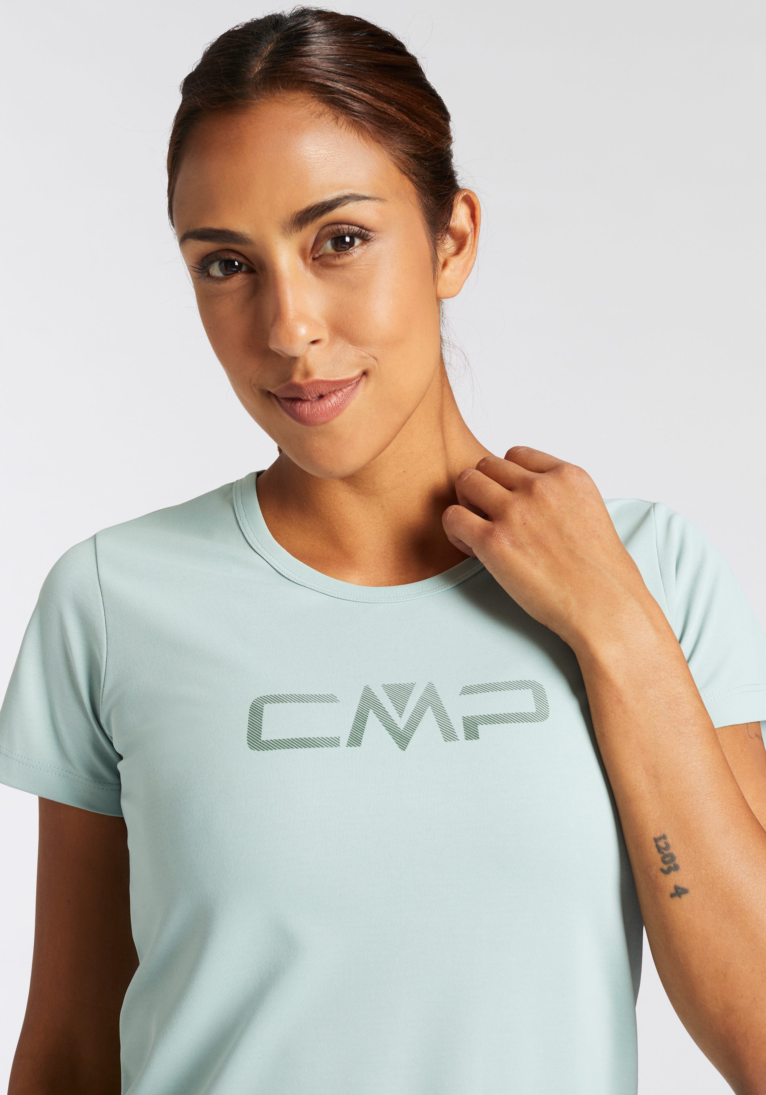 CMP Functioneel shirt WOMAN CO T-SHIRT Snel drogend & ademend (1-delig)