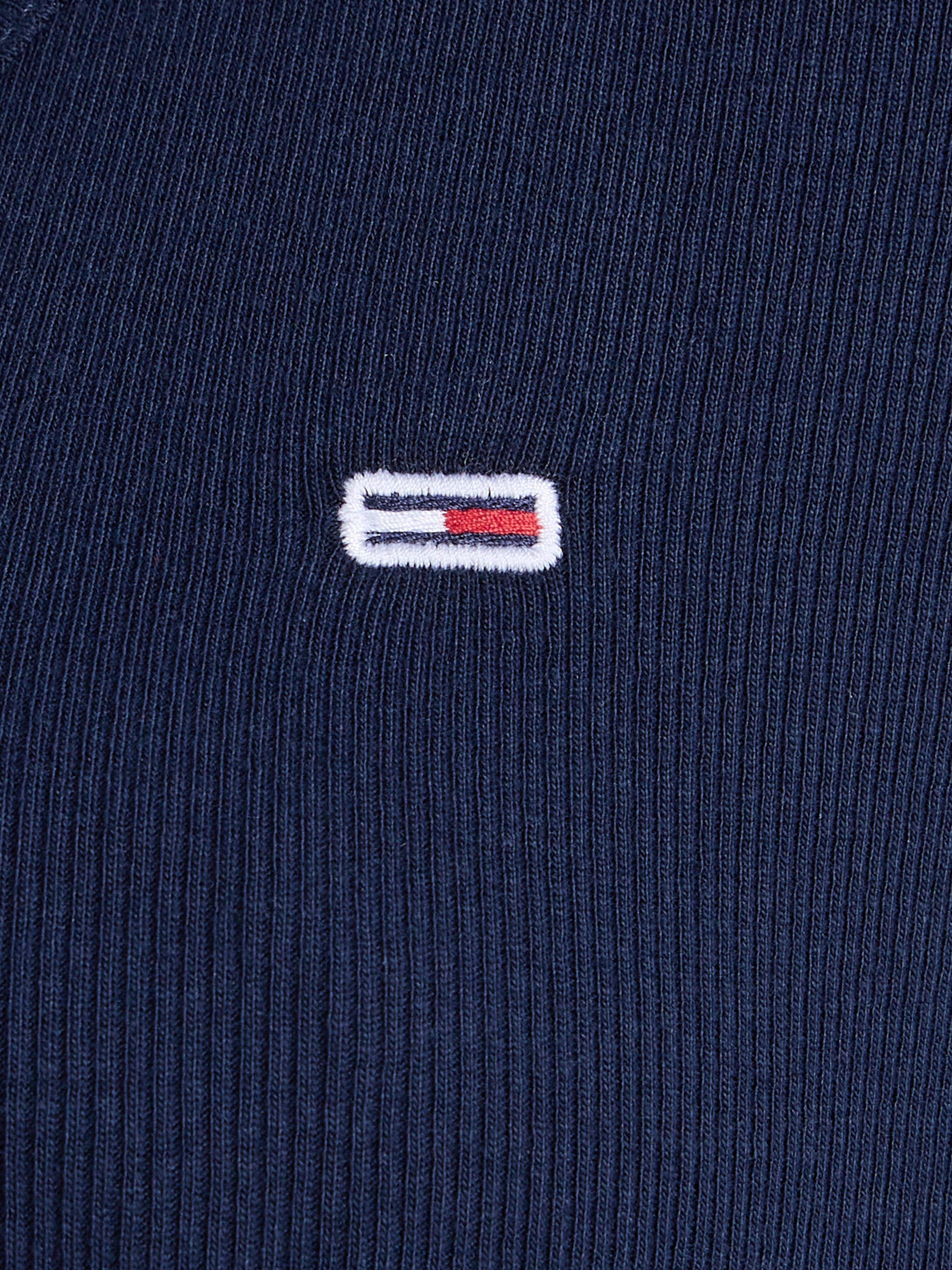 TOMMY JEANS T-shirt TJW SLIM ESSENTIAL RIB V SS