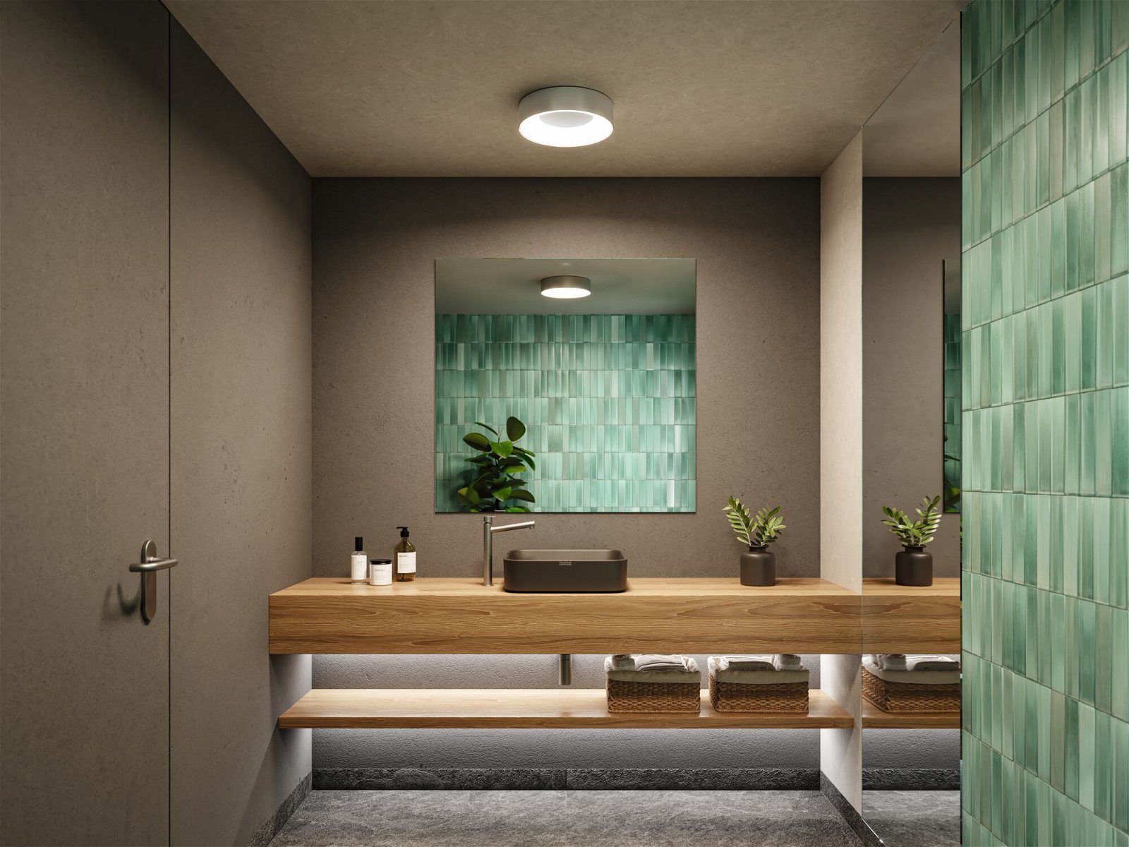 Paulmann Led-plafondlamp Selection Bathroom Casca IP44 1x16W 300mm, 230V Metaal/Kunststof (1 stuk)