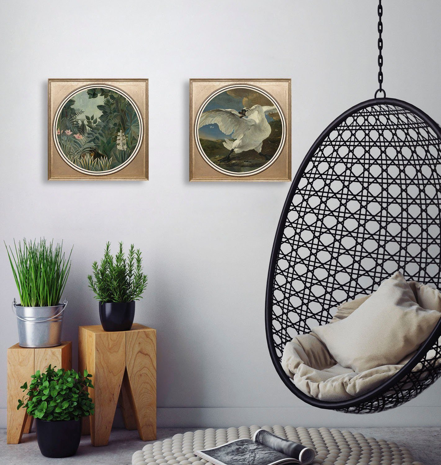 queence Artprint op acrylglas Zwaan Fine Art-print in galeriekwaliteit