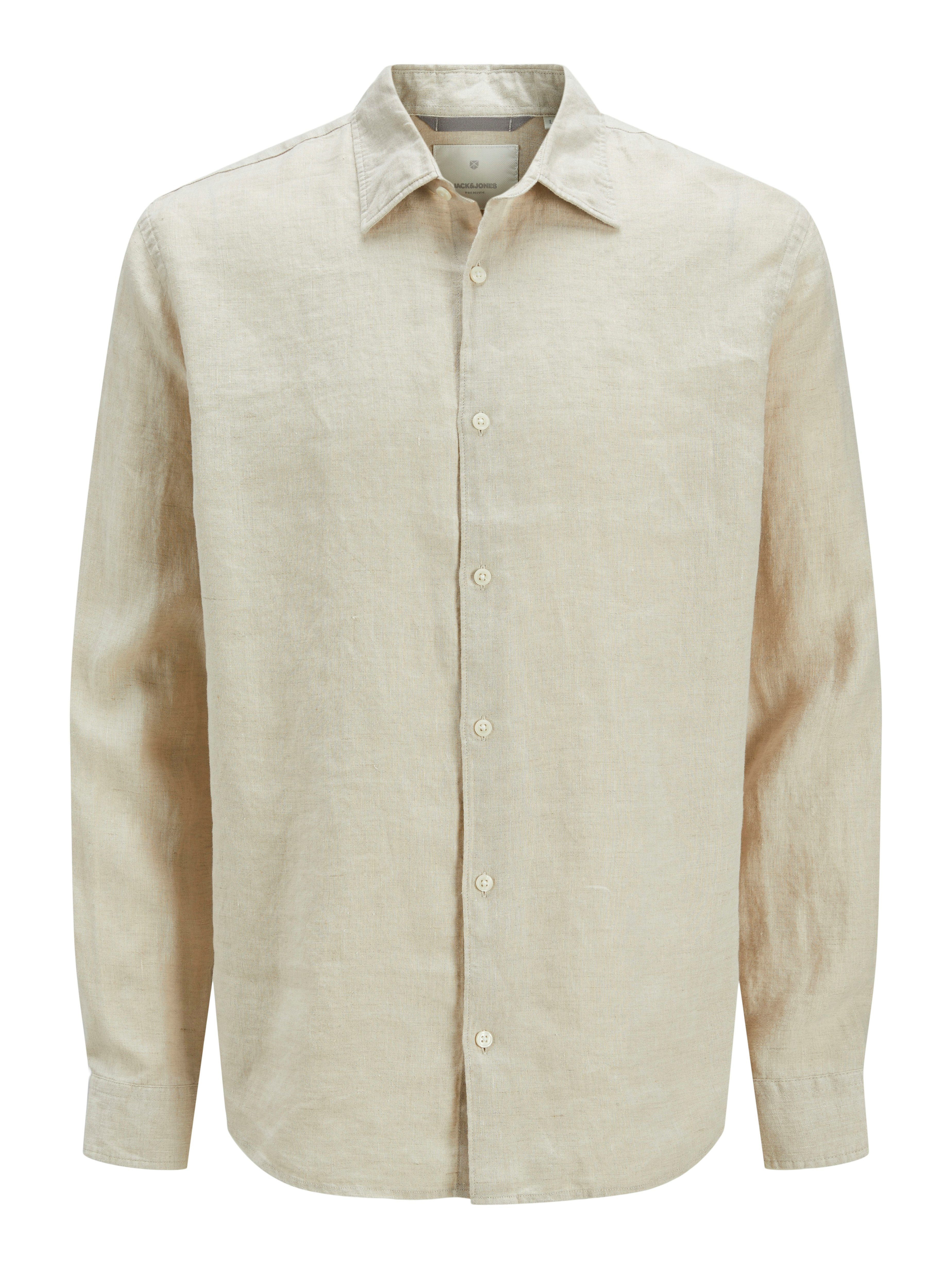 Jack & Jones Overhemd met lange mouwen JPRCCLAWRENCE LINEN L/S SHIRT SN
